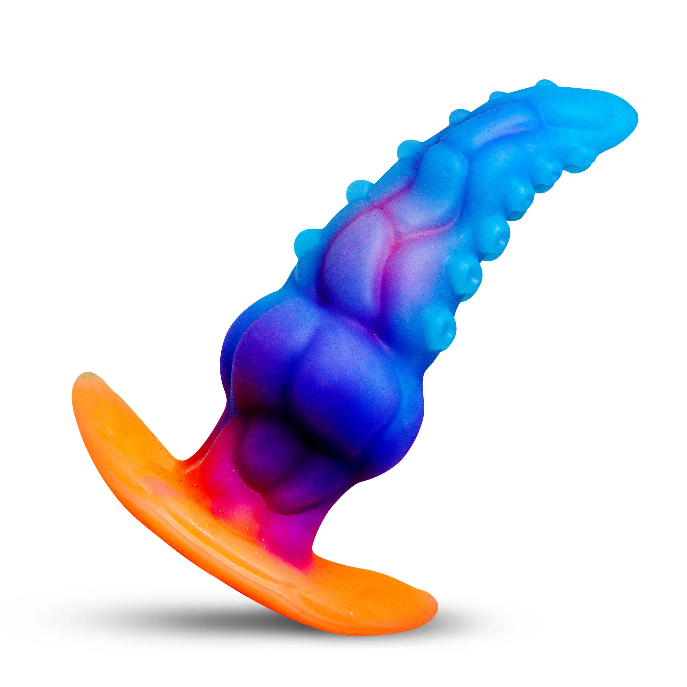 Glowtopus Glow-in-the-Dark Silicone Anal Plug - Image 5