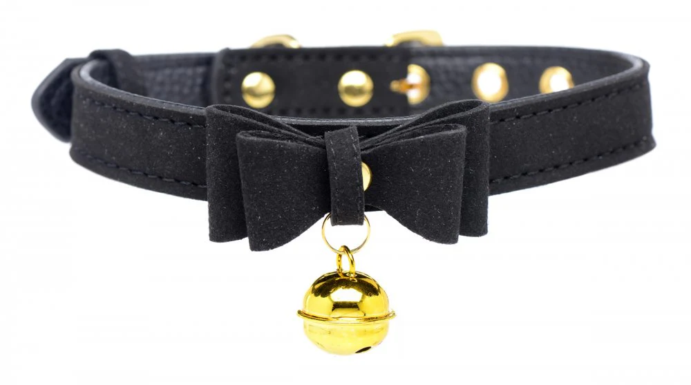 Golden Kitty Cat Bell Collar - Image 5