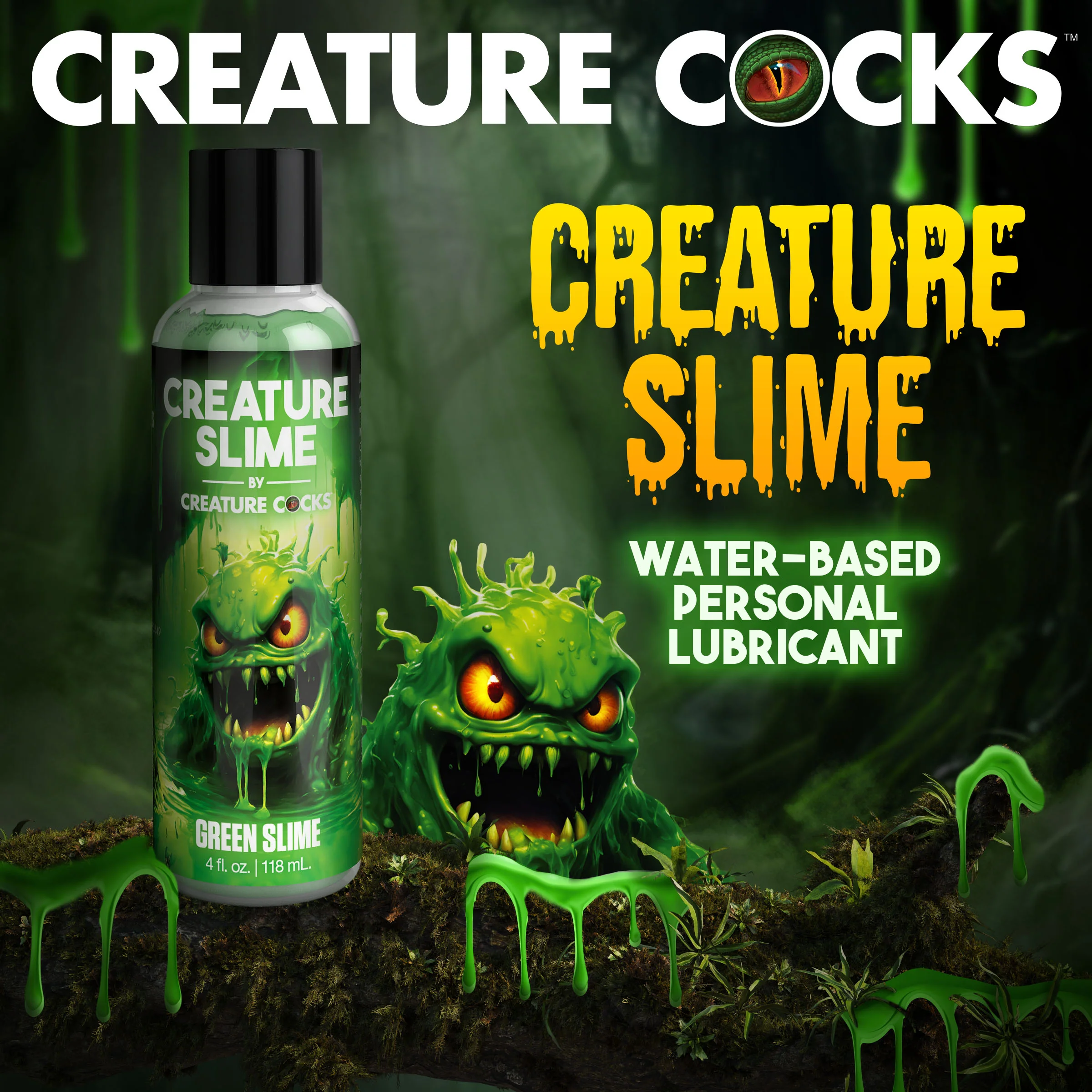 Green Creature Slime Water-Based Lubricant - Image 4