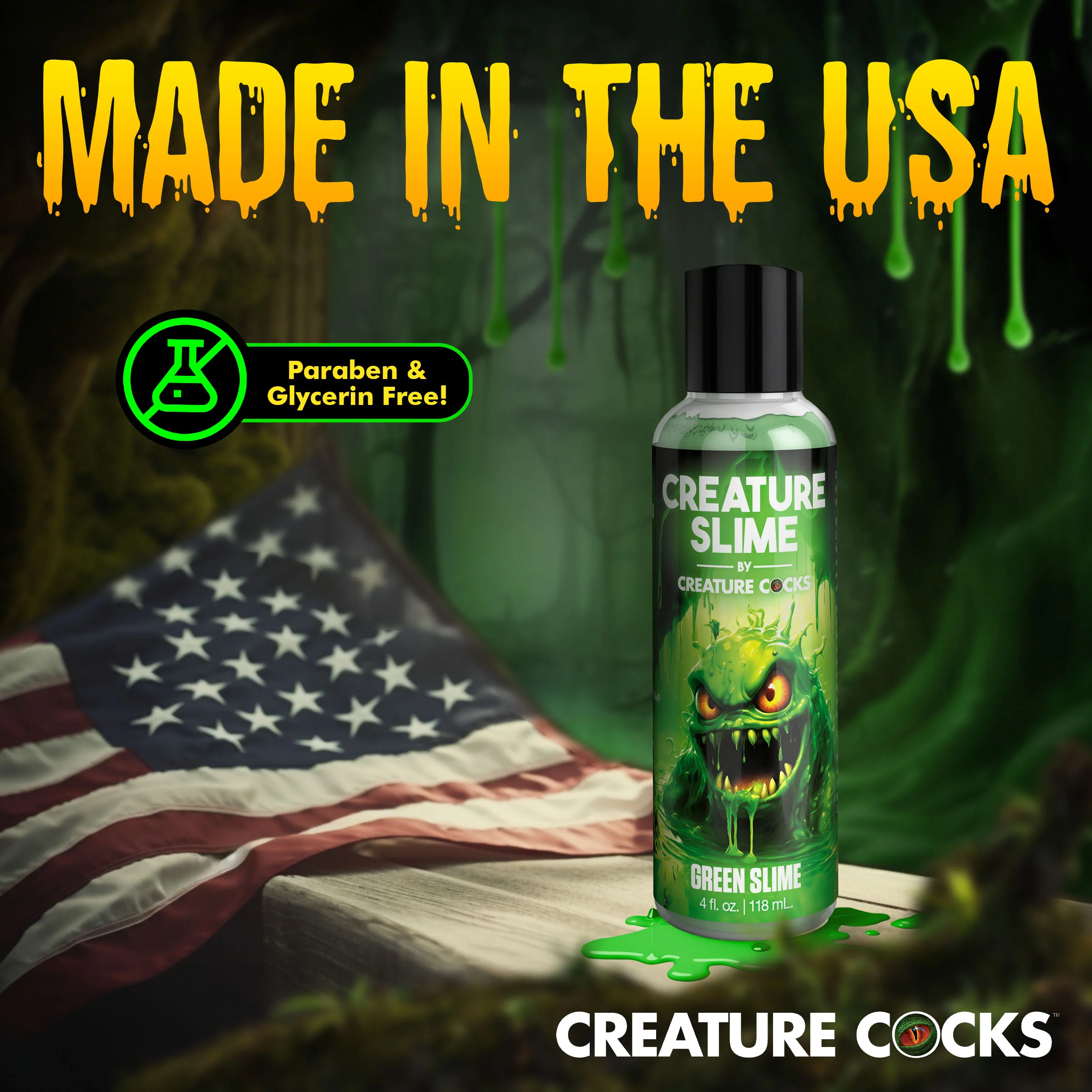 Green Creature Slime Water-Based Lubricant - Image 7