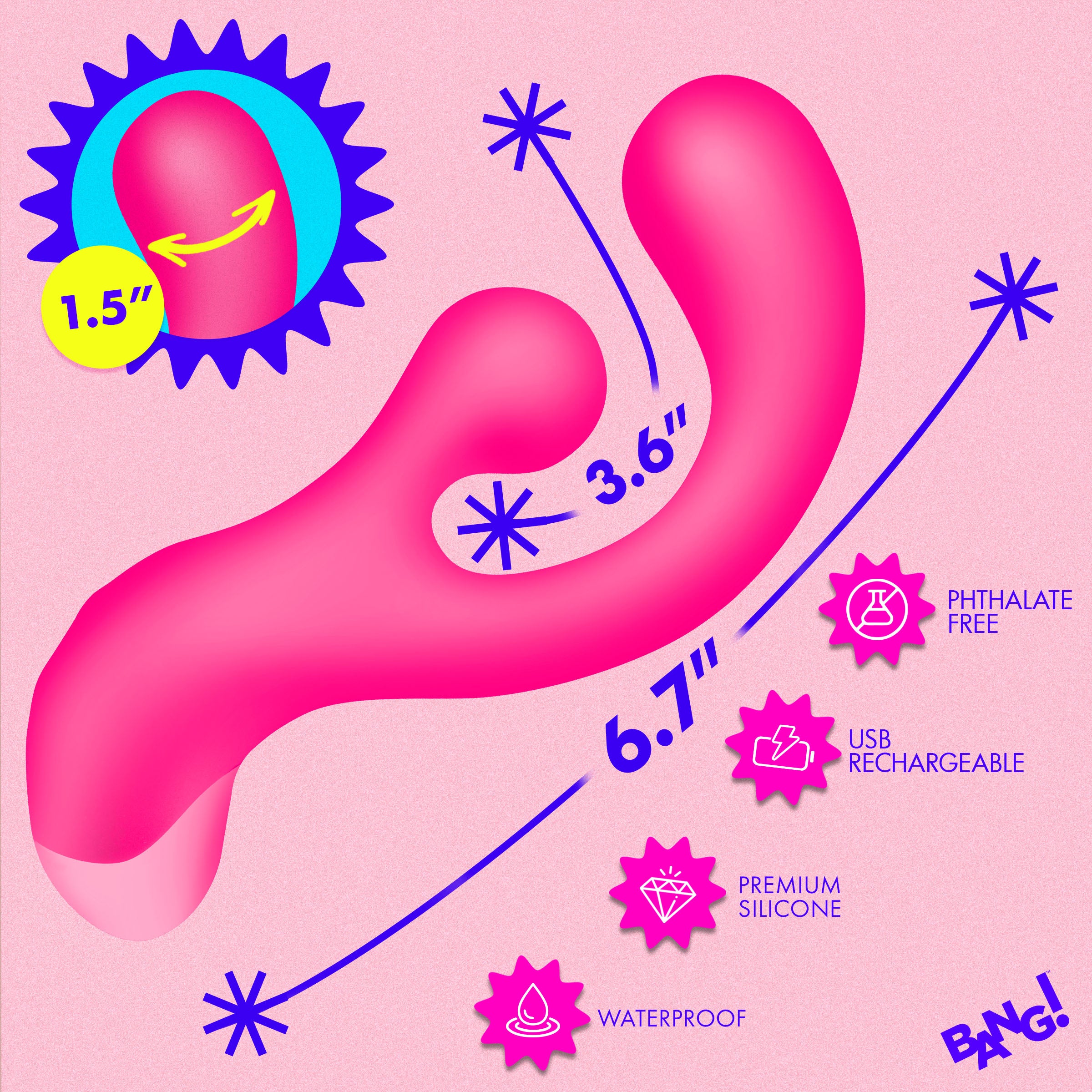 Gyro Rabbit Silicone Vibrator - Image 5