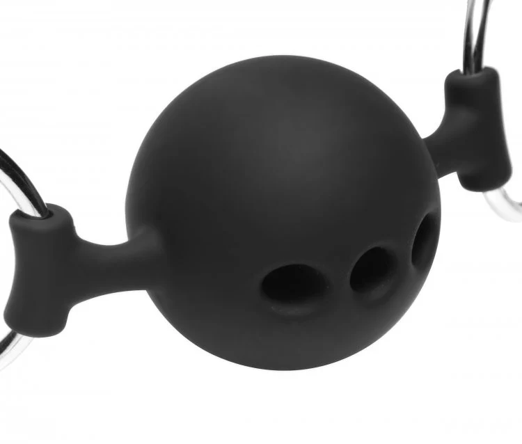 Hinder Ball Gag with Nipple Clamps - Image 3
