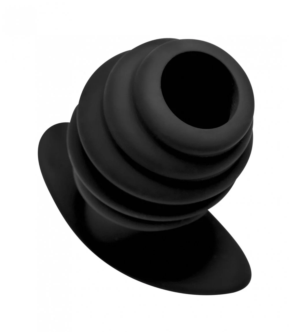 Hive Ass Tunnel Silicone Ribbed Hollow Anal Plug - Image 9
