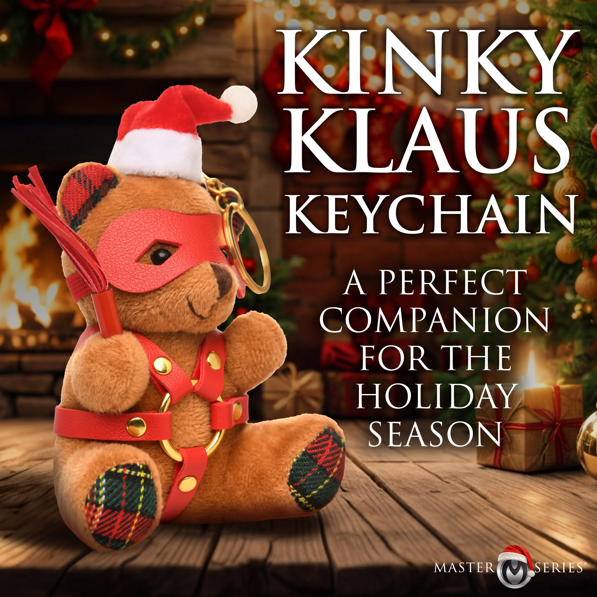 Holiday Bondage Bear Keychain - Image 2