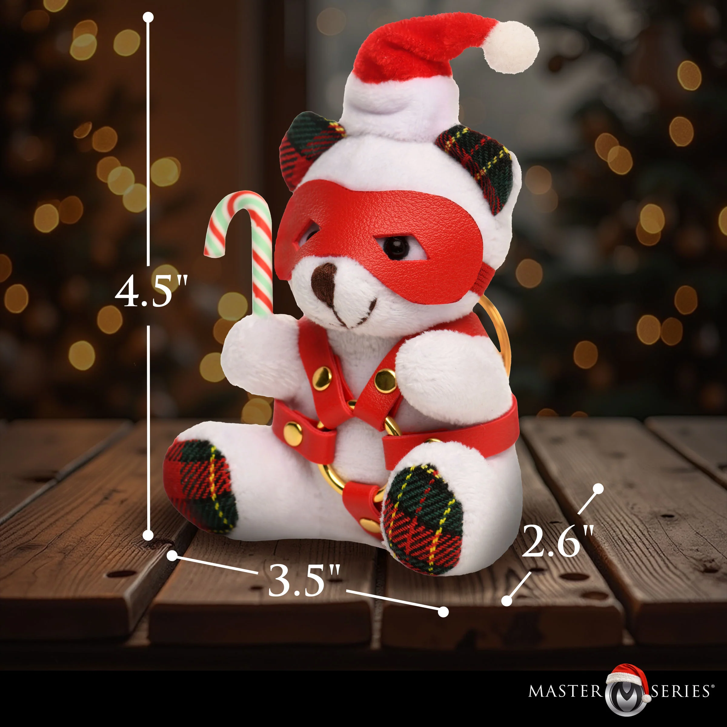 Holiday Bondage Bear Keychain - Image 5