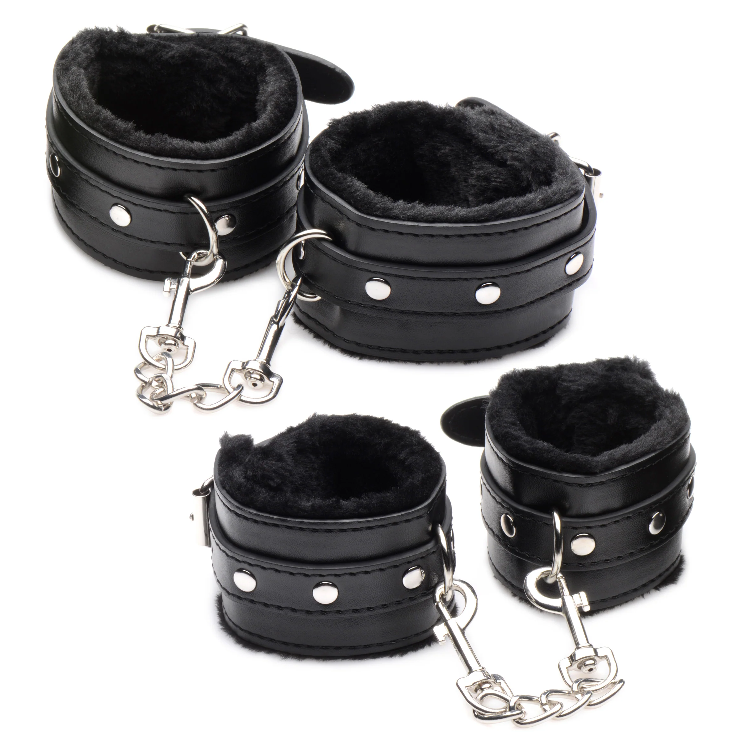 Hook Up 10 Piece Plush Bondage Set - Image 3