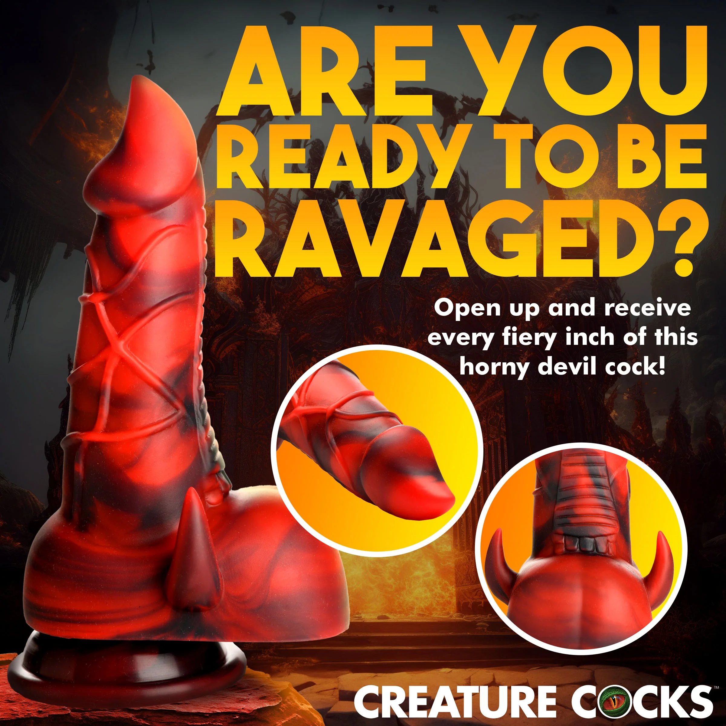 Horny Dragon Silicone Dildo - Image 3