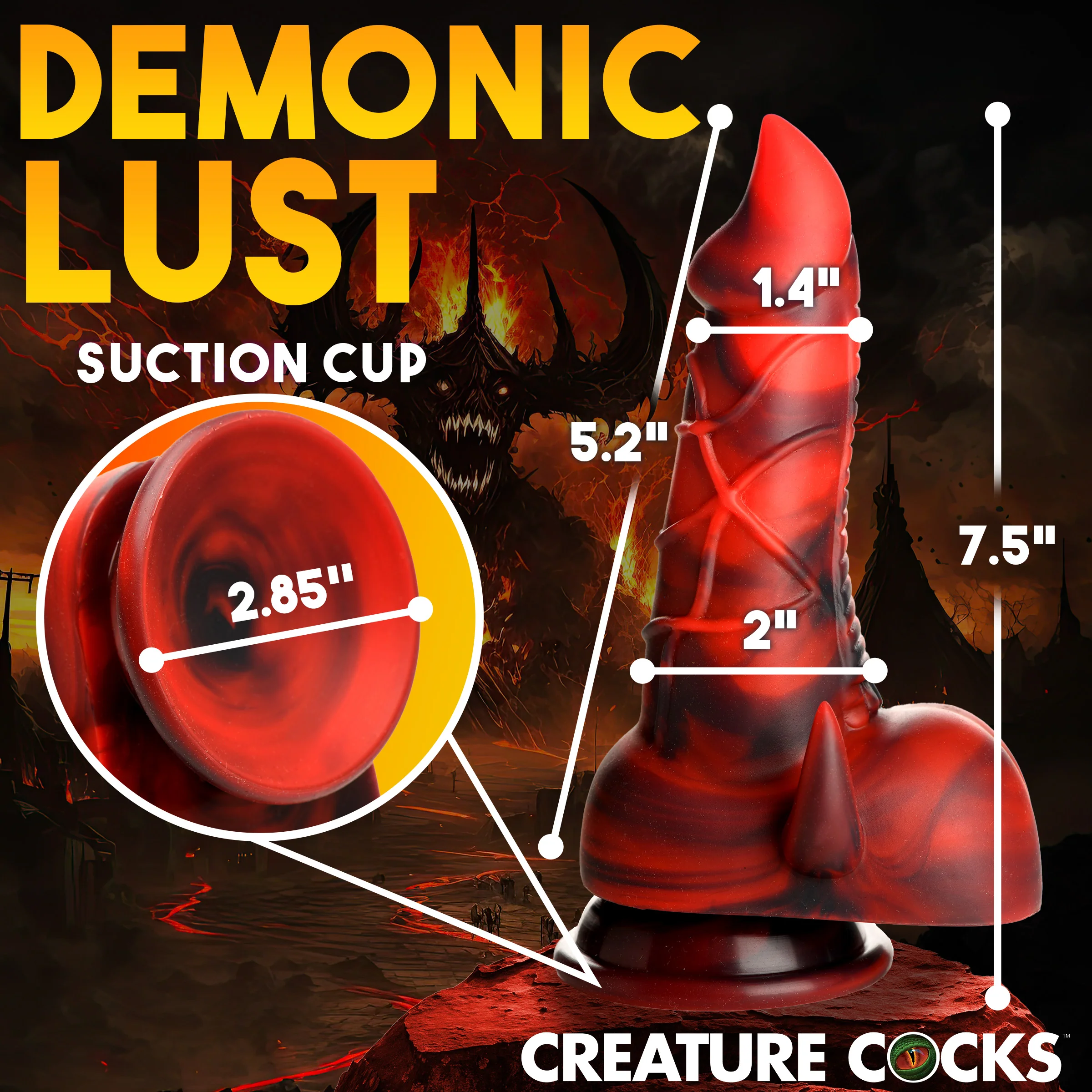 Horny Dragon Silicone Dildo - Image 4