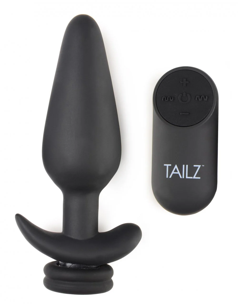 Interchangeable 10X Vibrating Silicone Anal Plug with Remote - Image 2