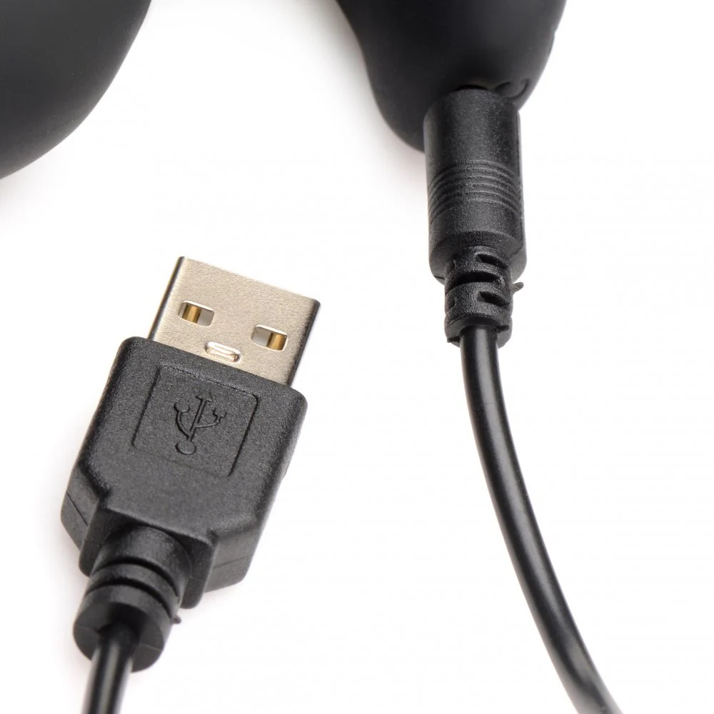 Interchangeable 10X Vibrating Silicone Anal Plug with Remote - Image 4