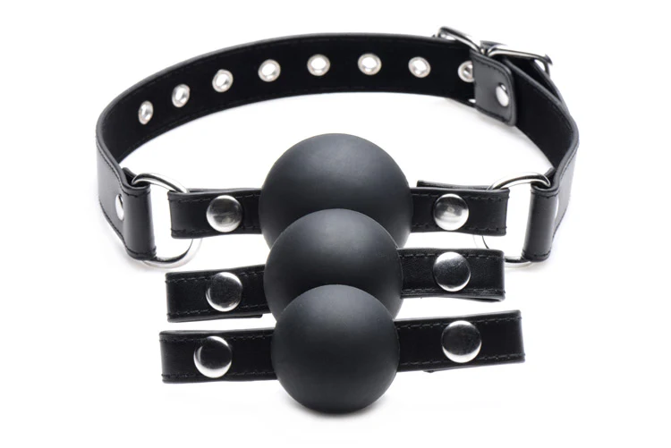 Interchangeable Silicone Ball Gag Set - Image 2