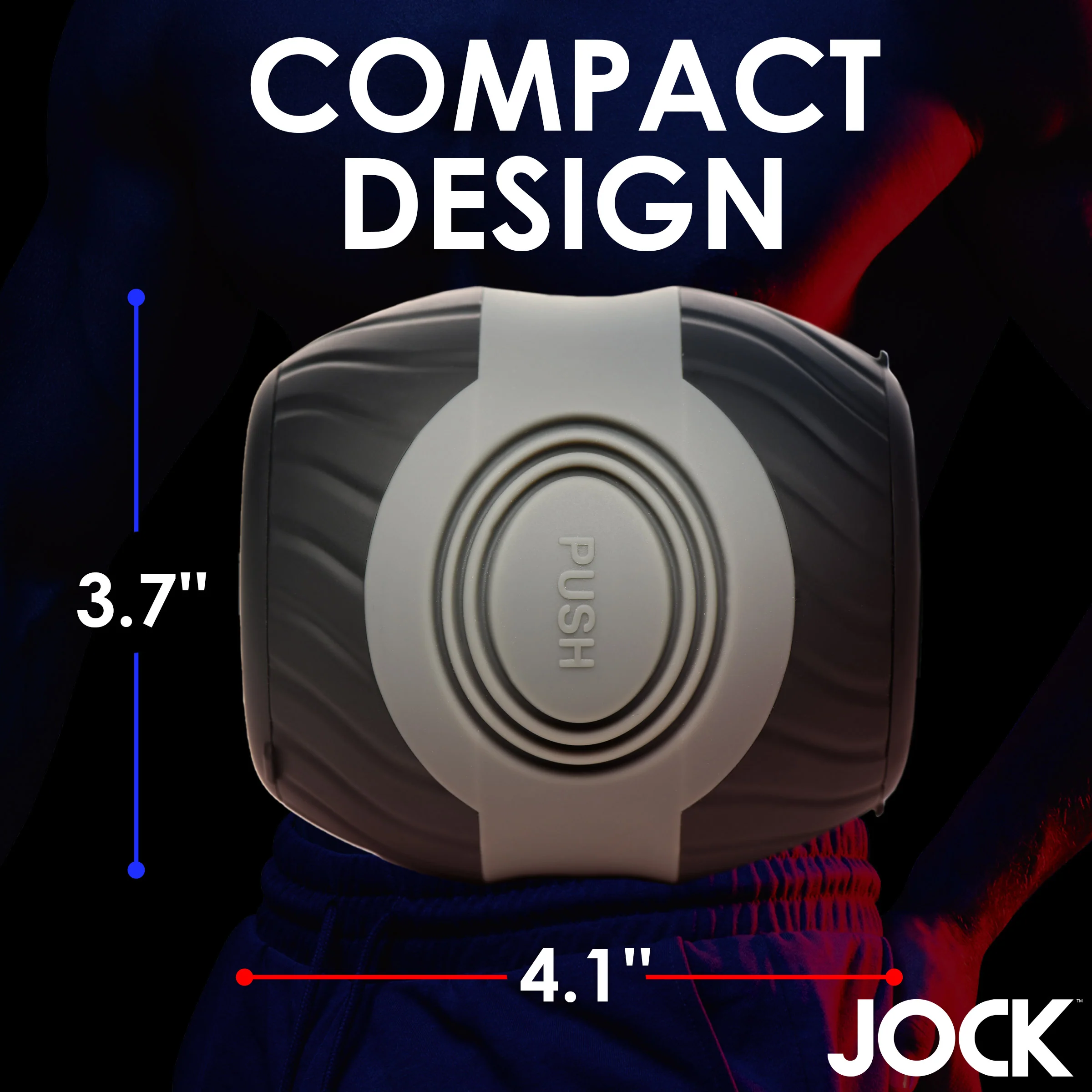 Jock 10X Vibrating & Squeezing Masturbator - Image 5
