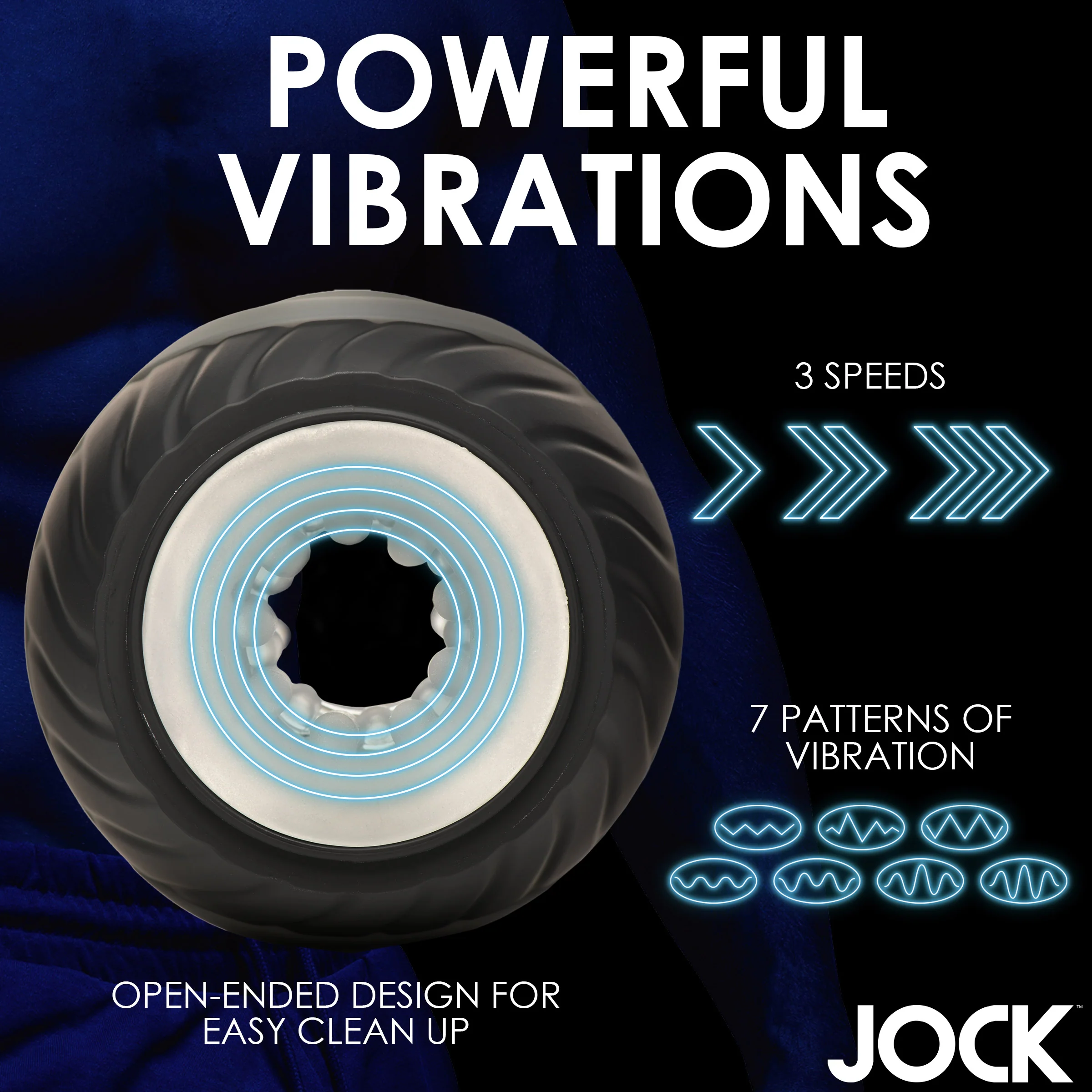 Jock 10X Vibrating & Squeezing Masturbator - Image 7