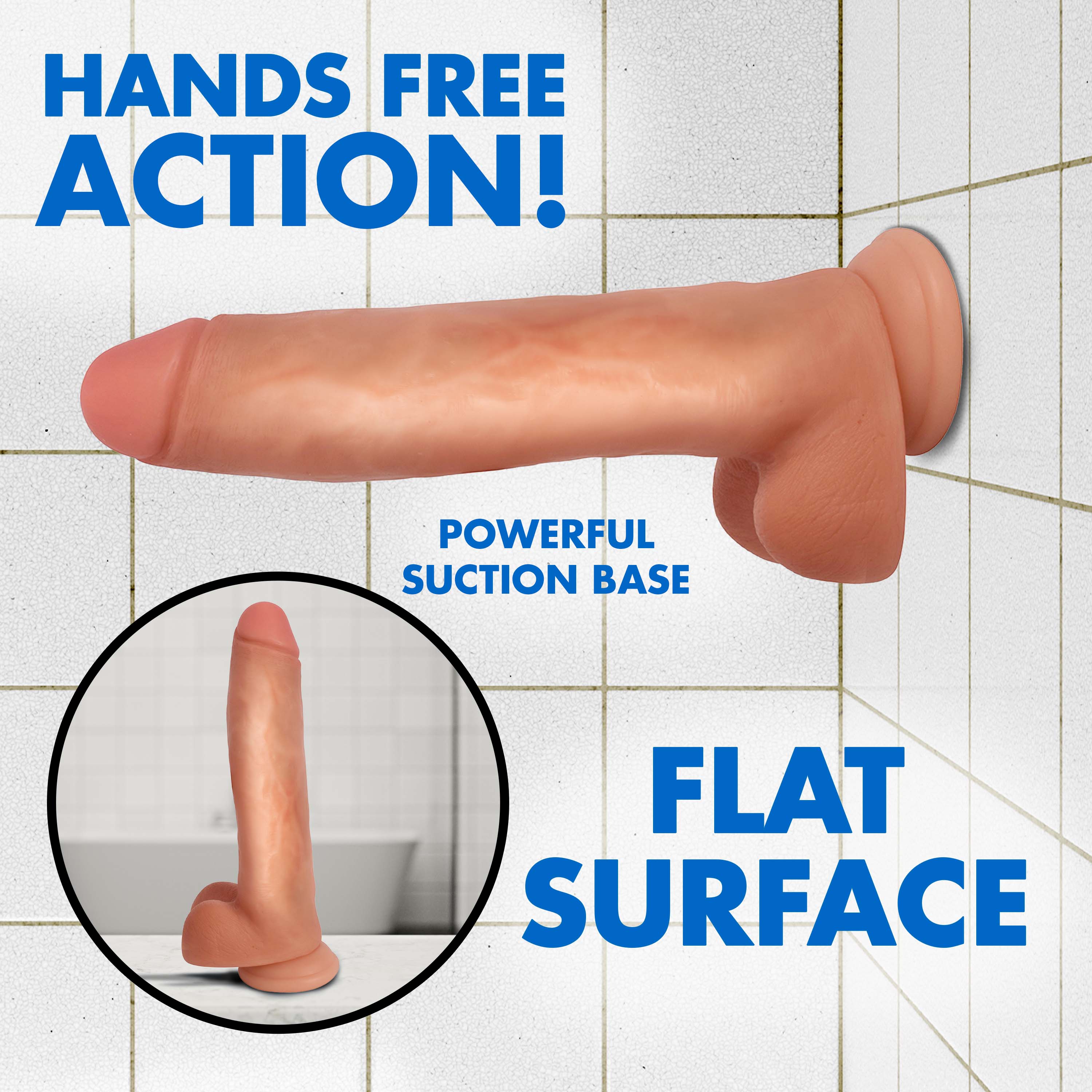JOCK 11 Inch Dildo with Balls - Image 4
