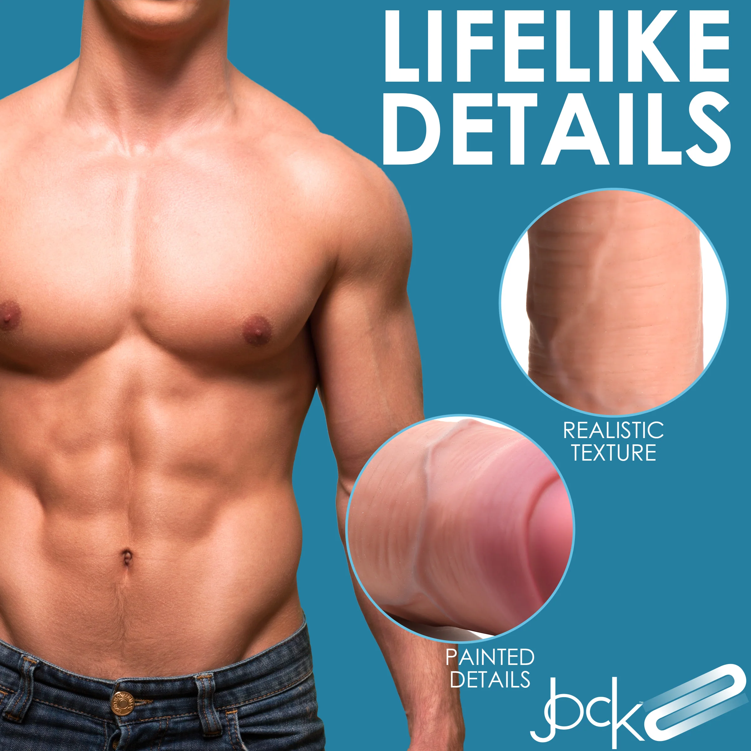 8.5" Uncut Dual Density Silicone Dildo - Image 6