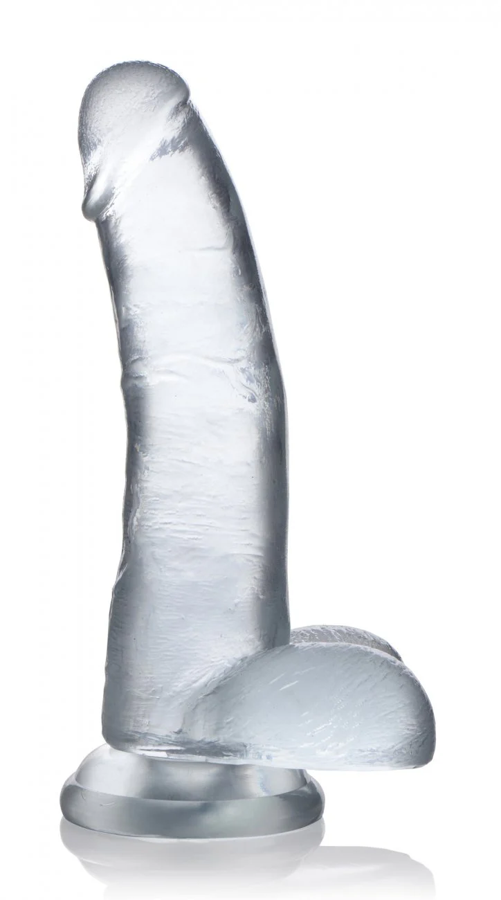 Jock C-Thru Dildo with Balls - Image 9