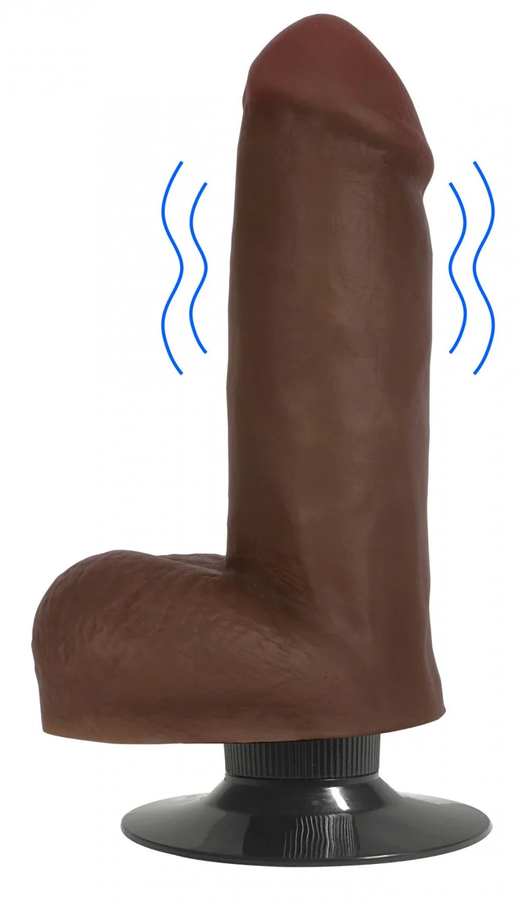 Jock Dark Vibrating Dildo with Balls - Image 8