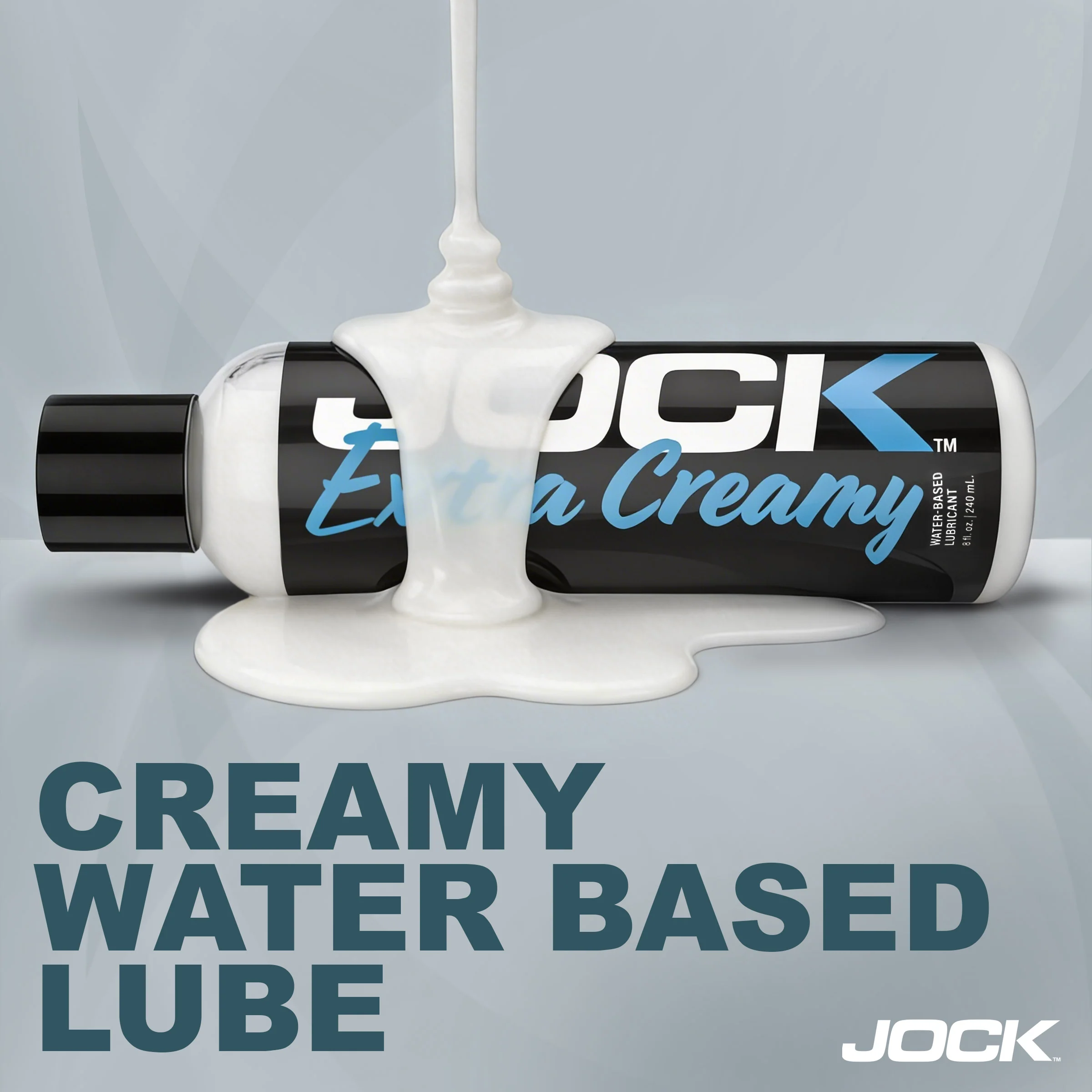 8oz JOCK Extra Creamy Water Based Lubricant - Image 2