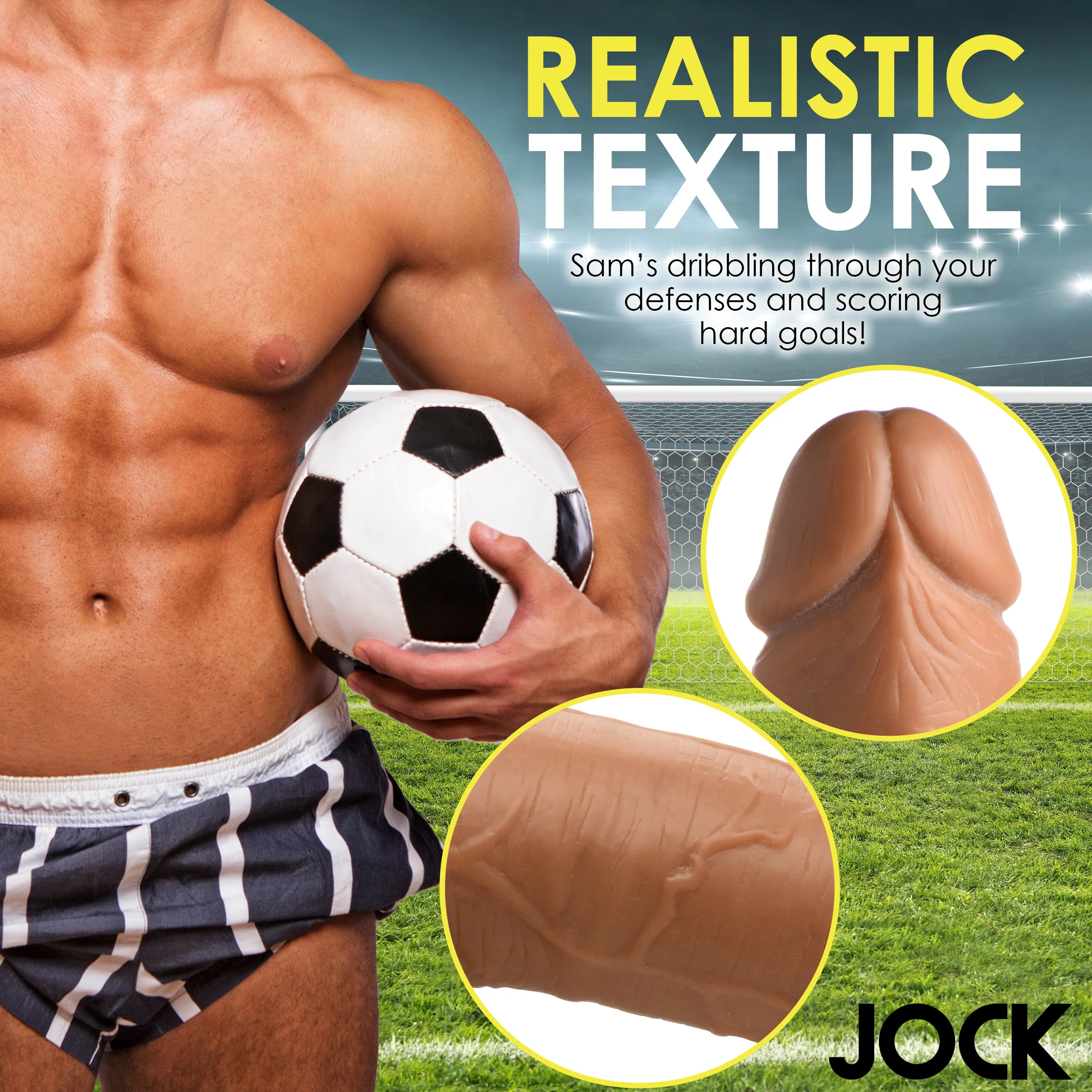 JOCK Soccer Sam 7" Dildo w/ Balls - Image 6