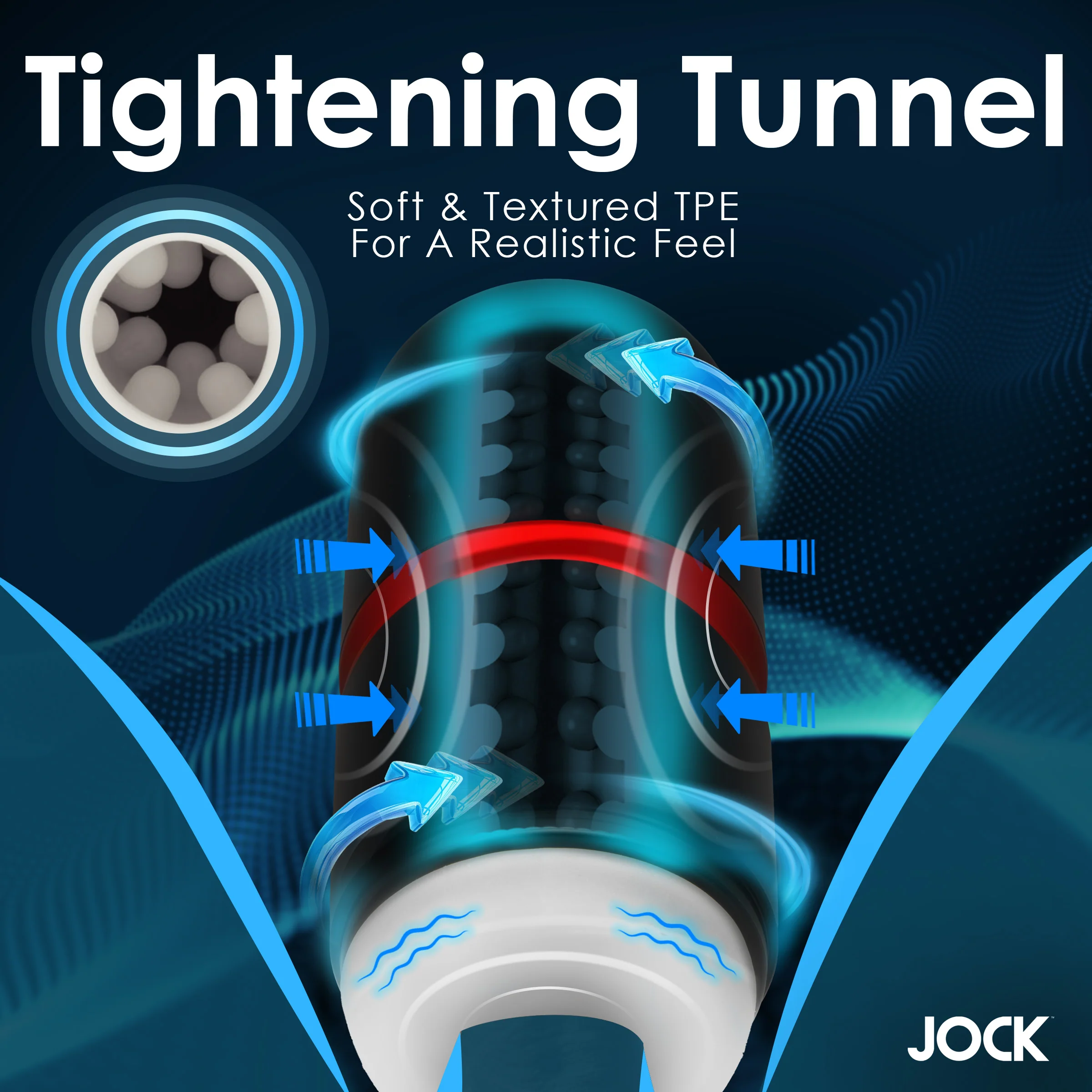 JOCK Tightening & Vibrating Masturbator - Image 3