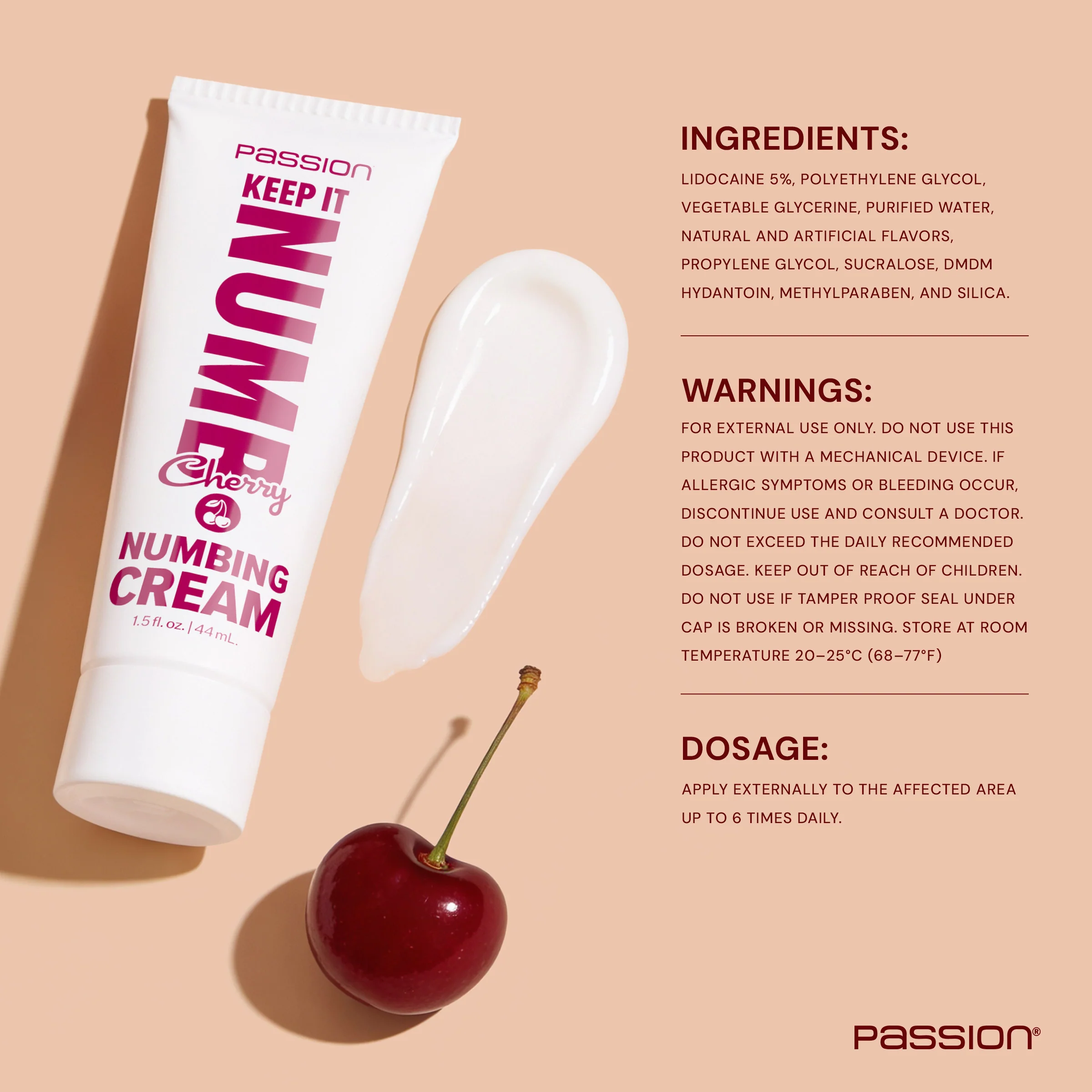 1.5oz Keep It Numb Cherry-Flavored Numbing Cream - Image 4