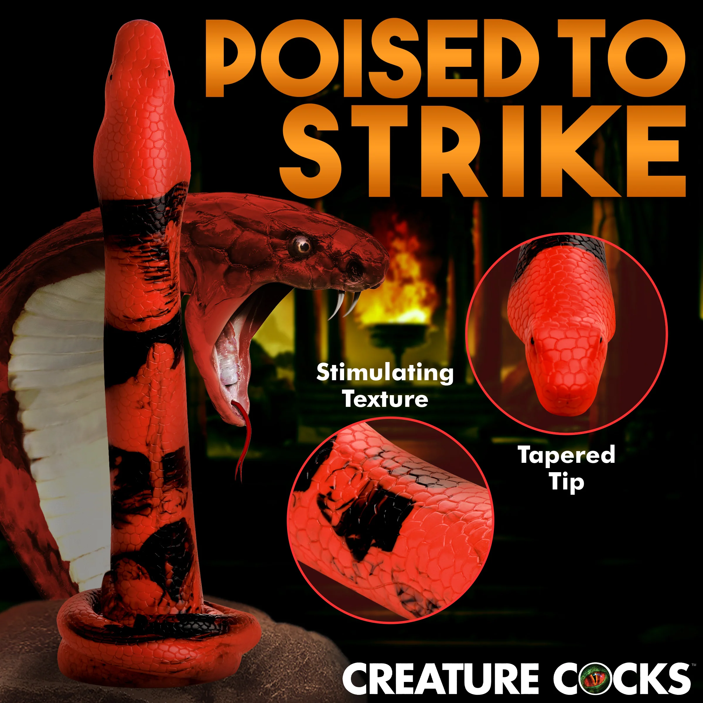 King Cobra Silicone Dildo - Image 7