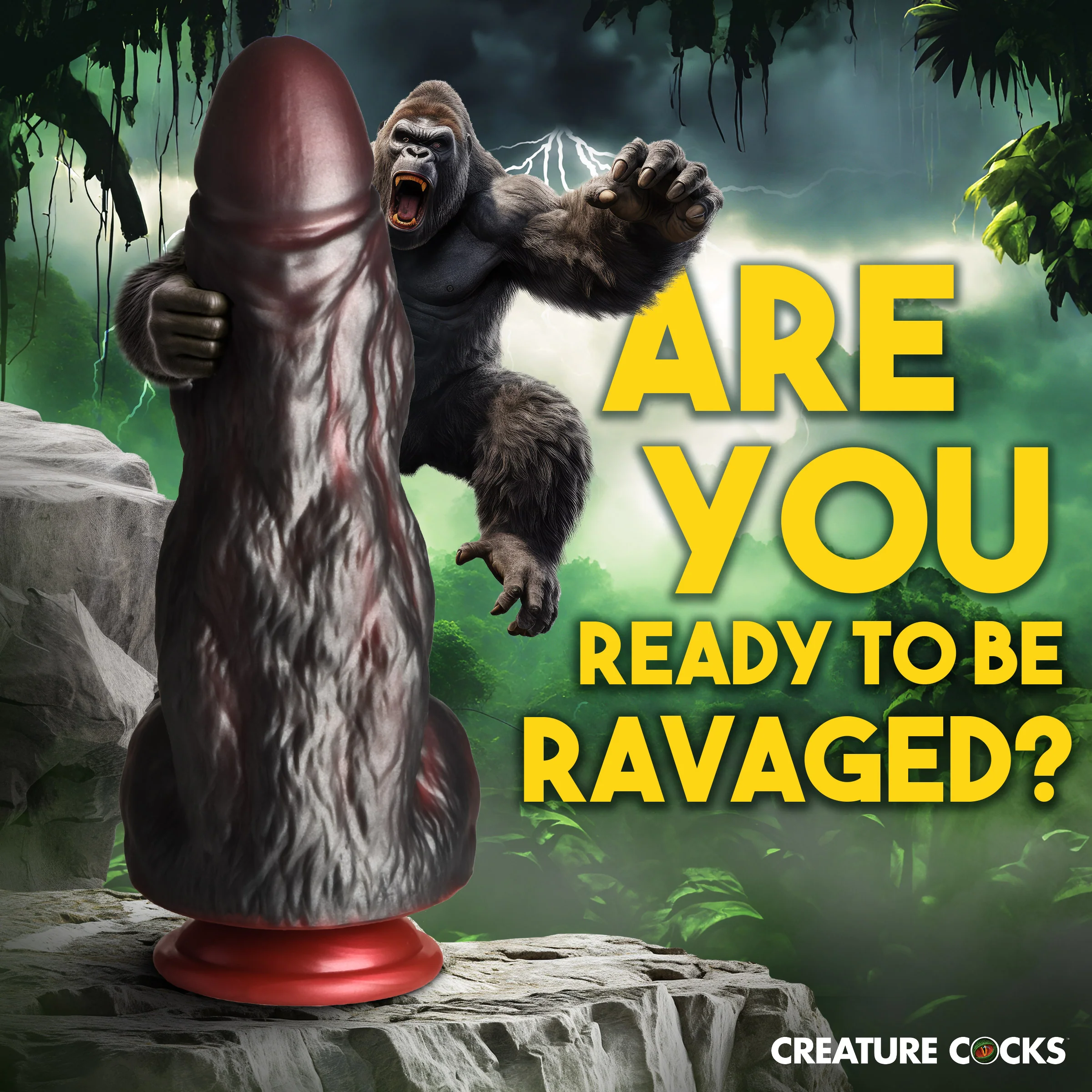 King Kong Silicone Dildo - Image 2