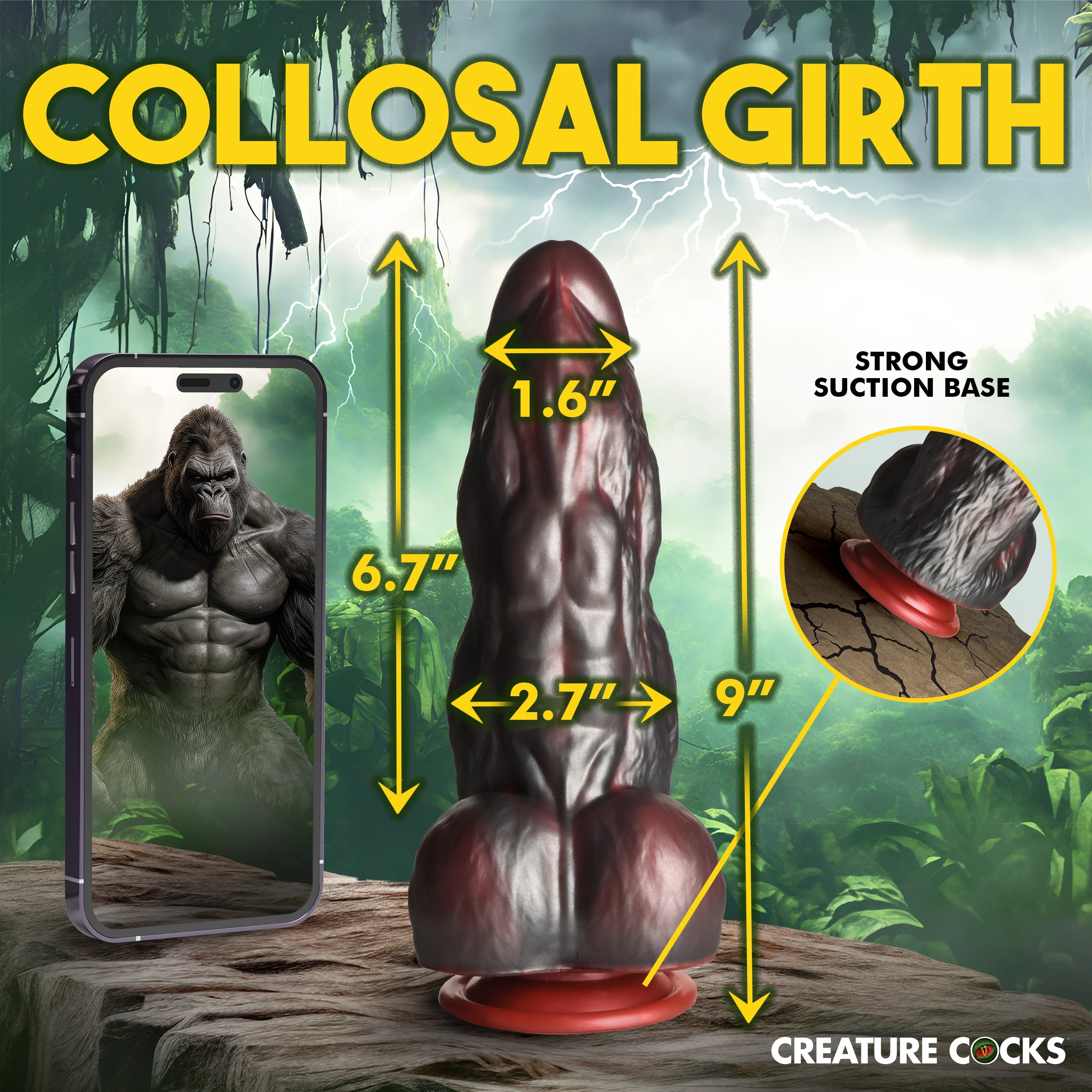 King Kong Silicone Dildo - Image 7