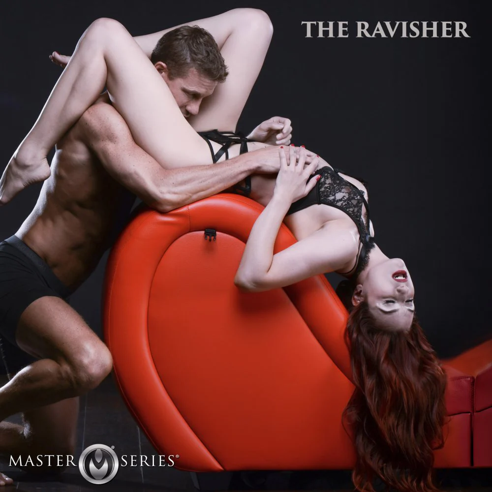Red Detachable Kinky Couch Sex Chaise with Love Pillows - Image 14