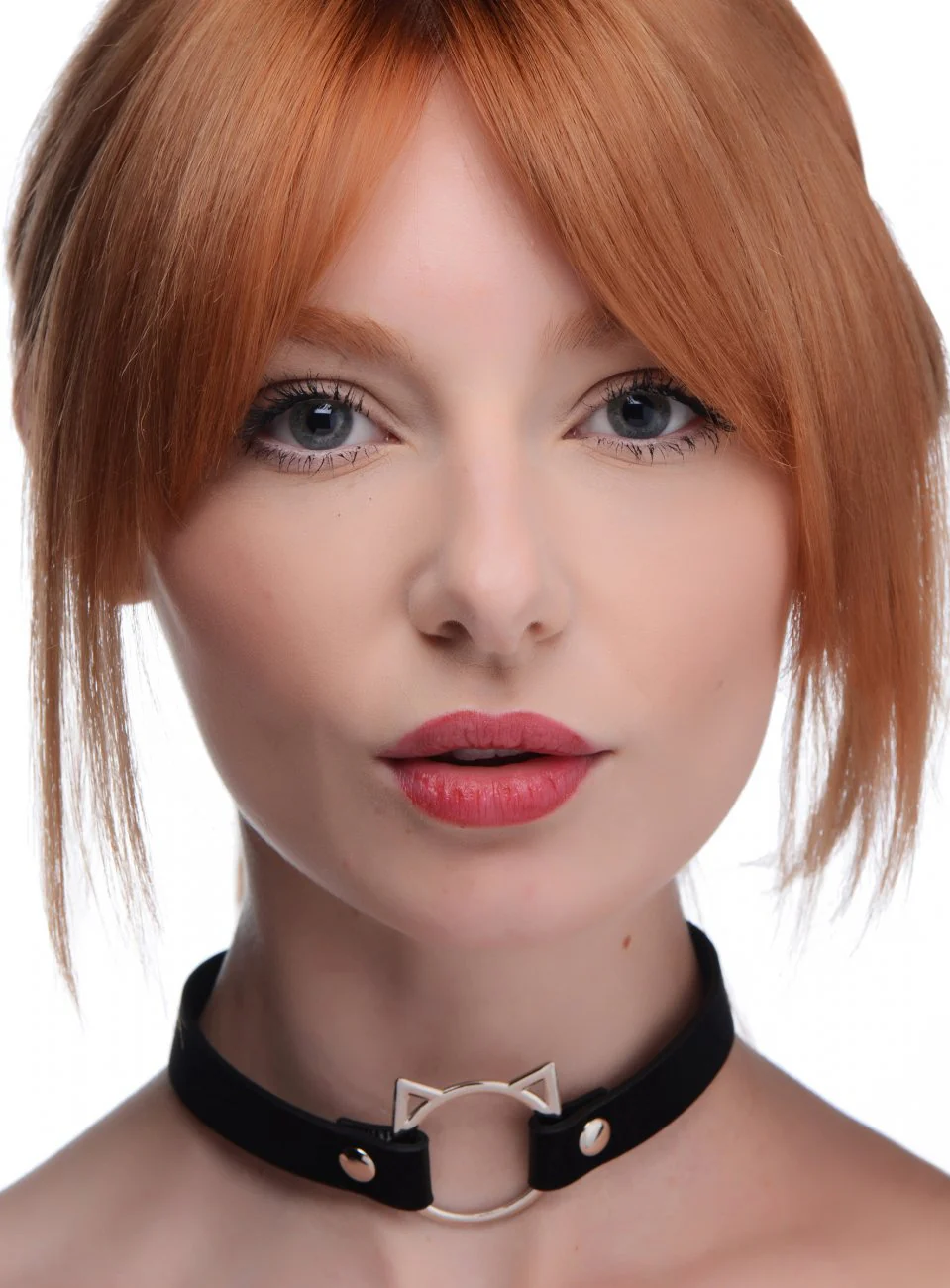 Kinky Kitty Ring Slim Choker - Image 2