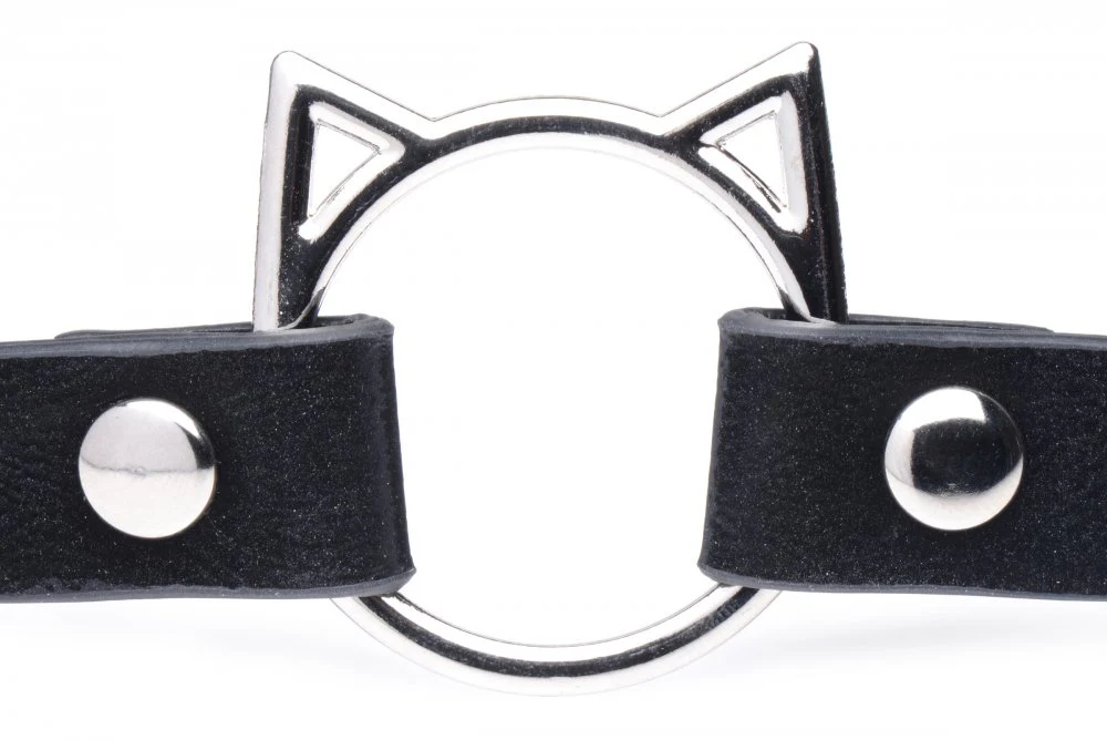 Kinky Kitty Ring Slim Choker - Image 3