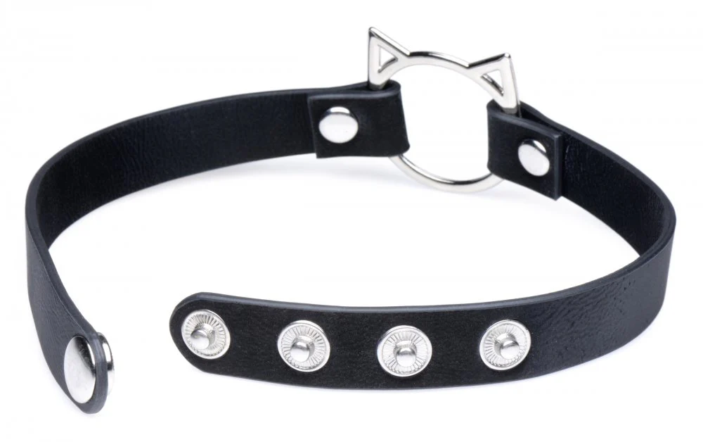 Kinky Kitty Ring Slim Choker - Image 5