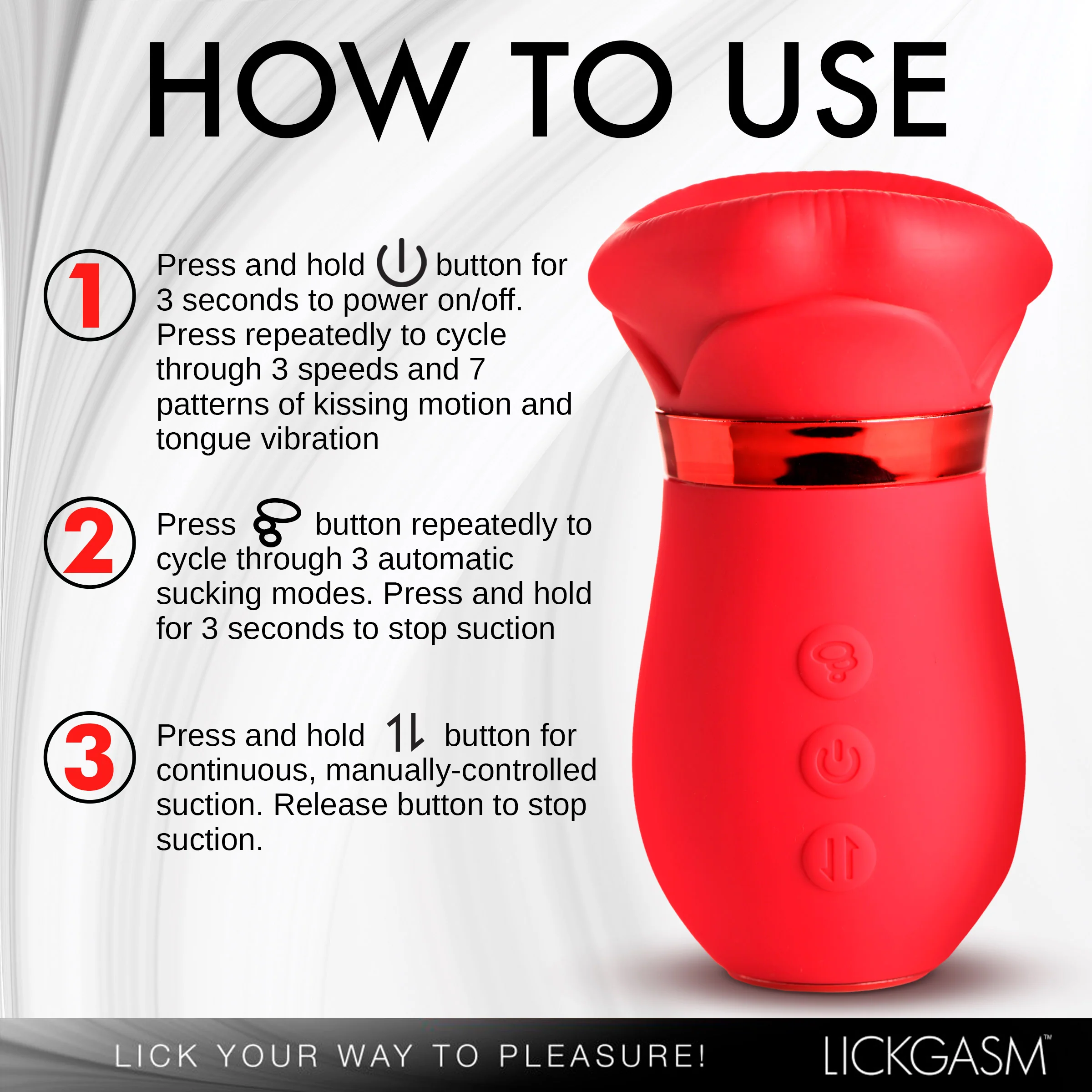 Kiss Me More Kissing, Sucking and Vibrating Clitoral Stimulator - Image 8