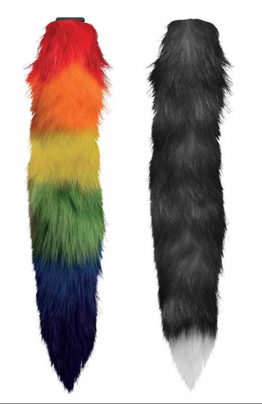 Large Anal Plug with Interchangeable Fox Tail - Image 3