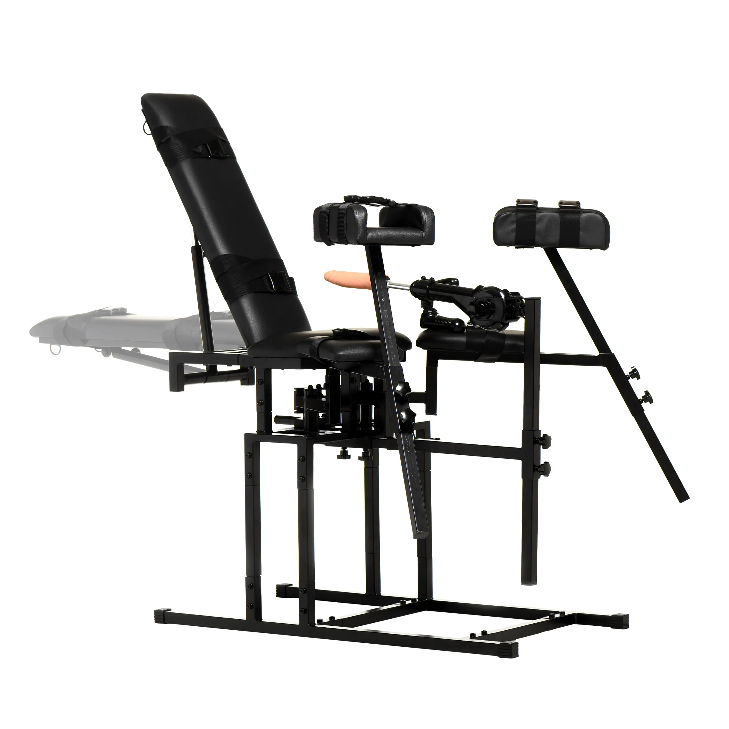 Leg Spreader Obedience Chair w/ Sex Machine