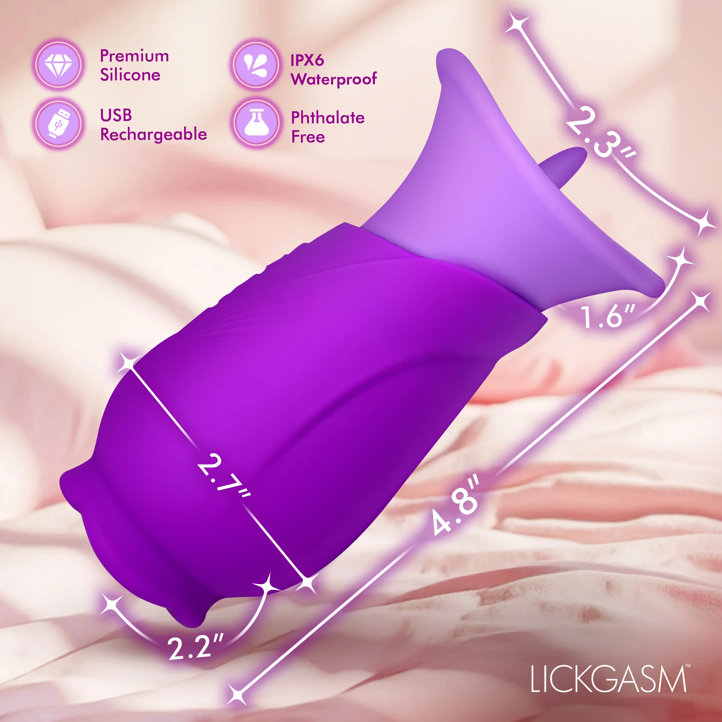 Licking Violet Sucking + Licking Vibrator - Image 5