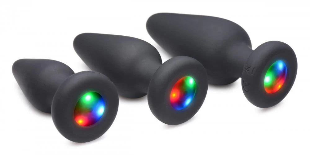 Light Up Silicone Anal Plug - Image 5