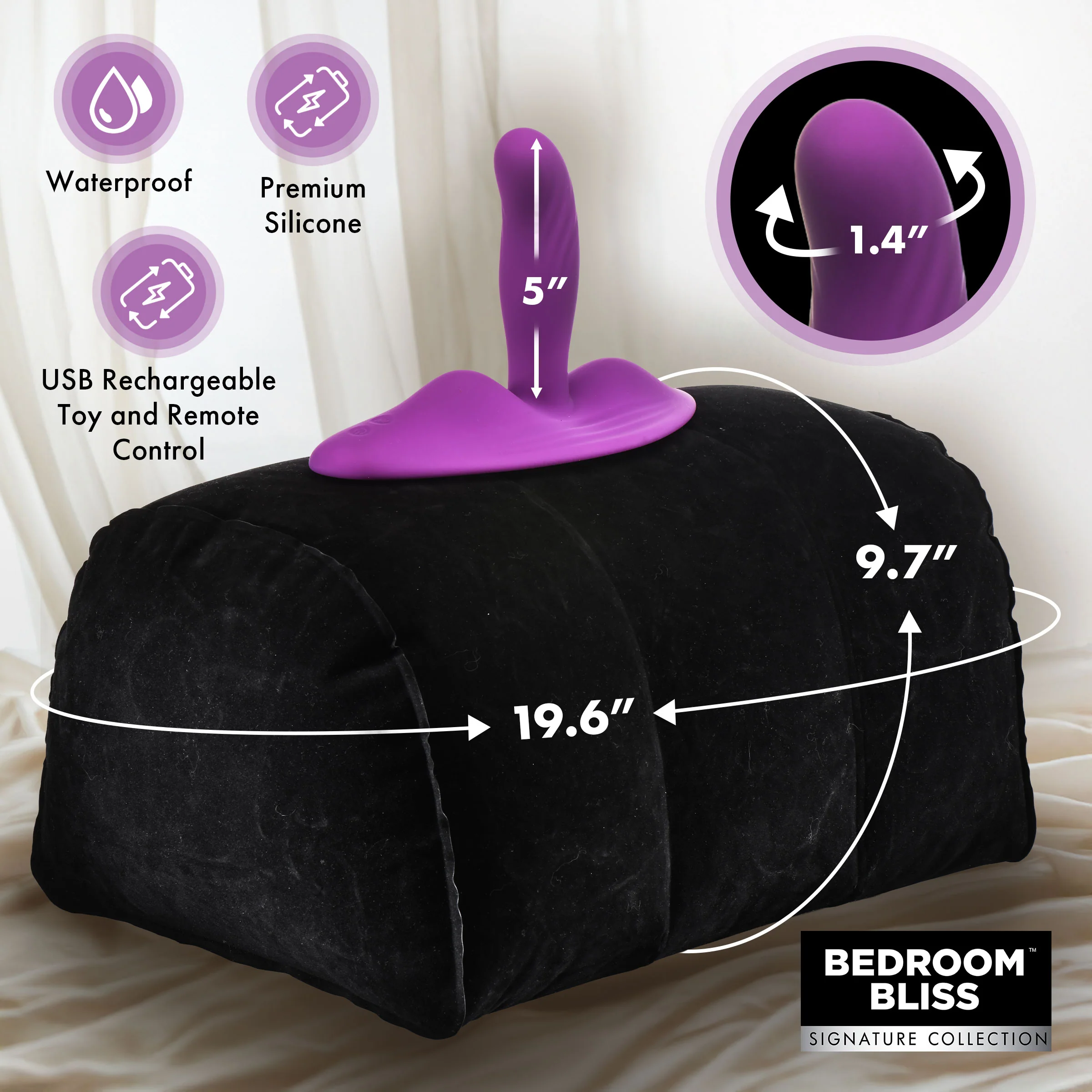 Love Rider Vibrating Cushion - Image 6