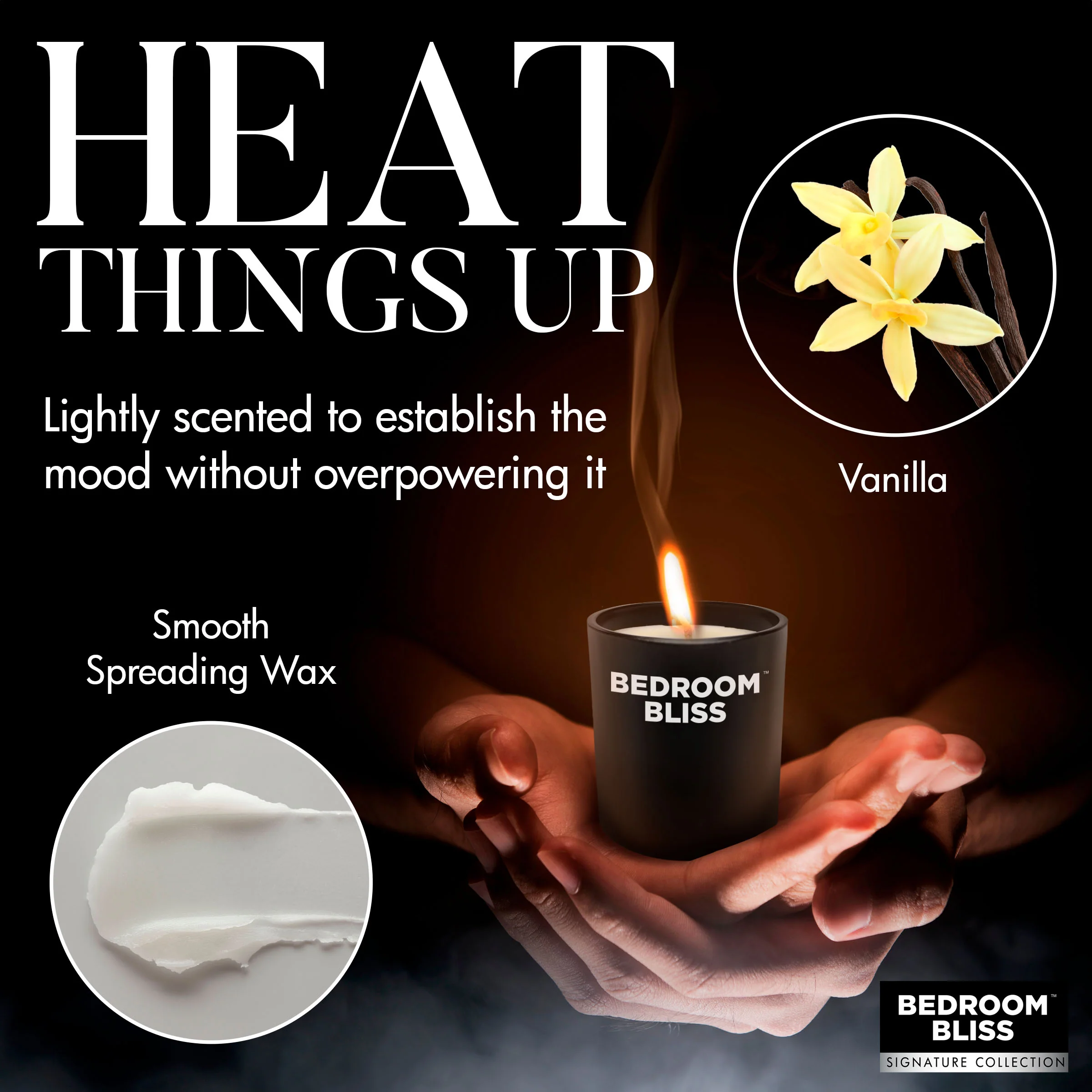 Lover's Vanilla Massage Candle - Image 2