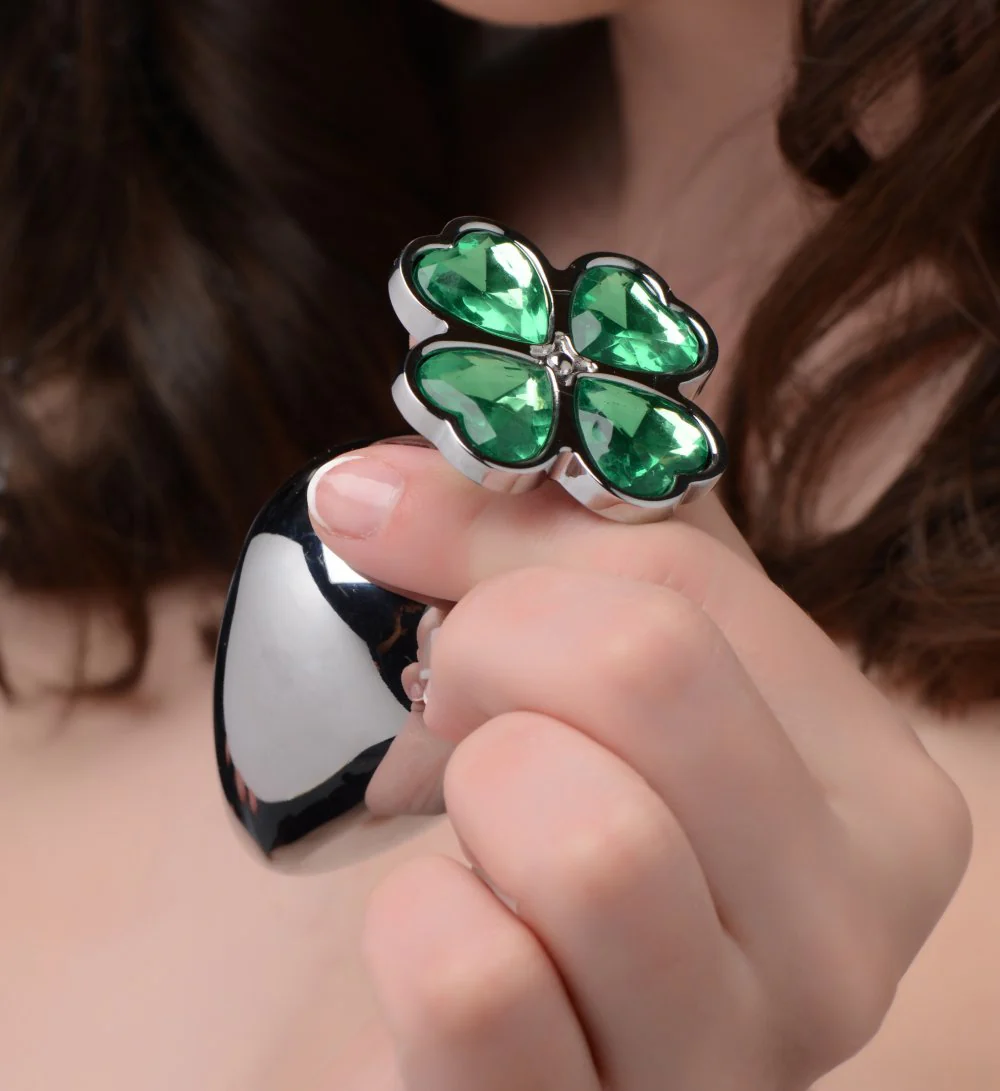 Lucky Clover Gem Anal Plug - Image 2