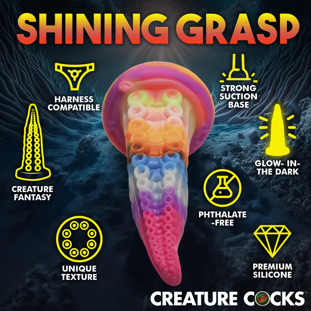 Luminoctopus Glow-In-The-Dark Tentacle Silicone Dildo - Image 6