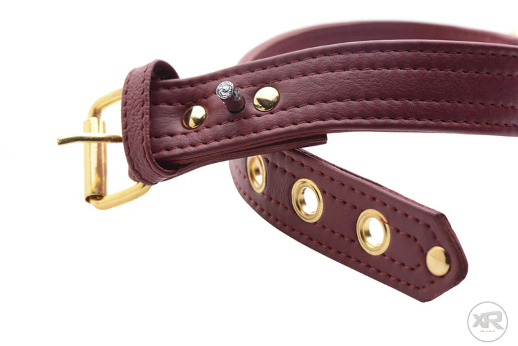 Luxury Burgundy Collar - Image 5