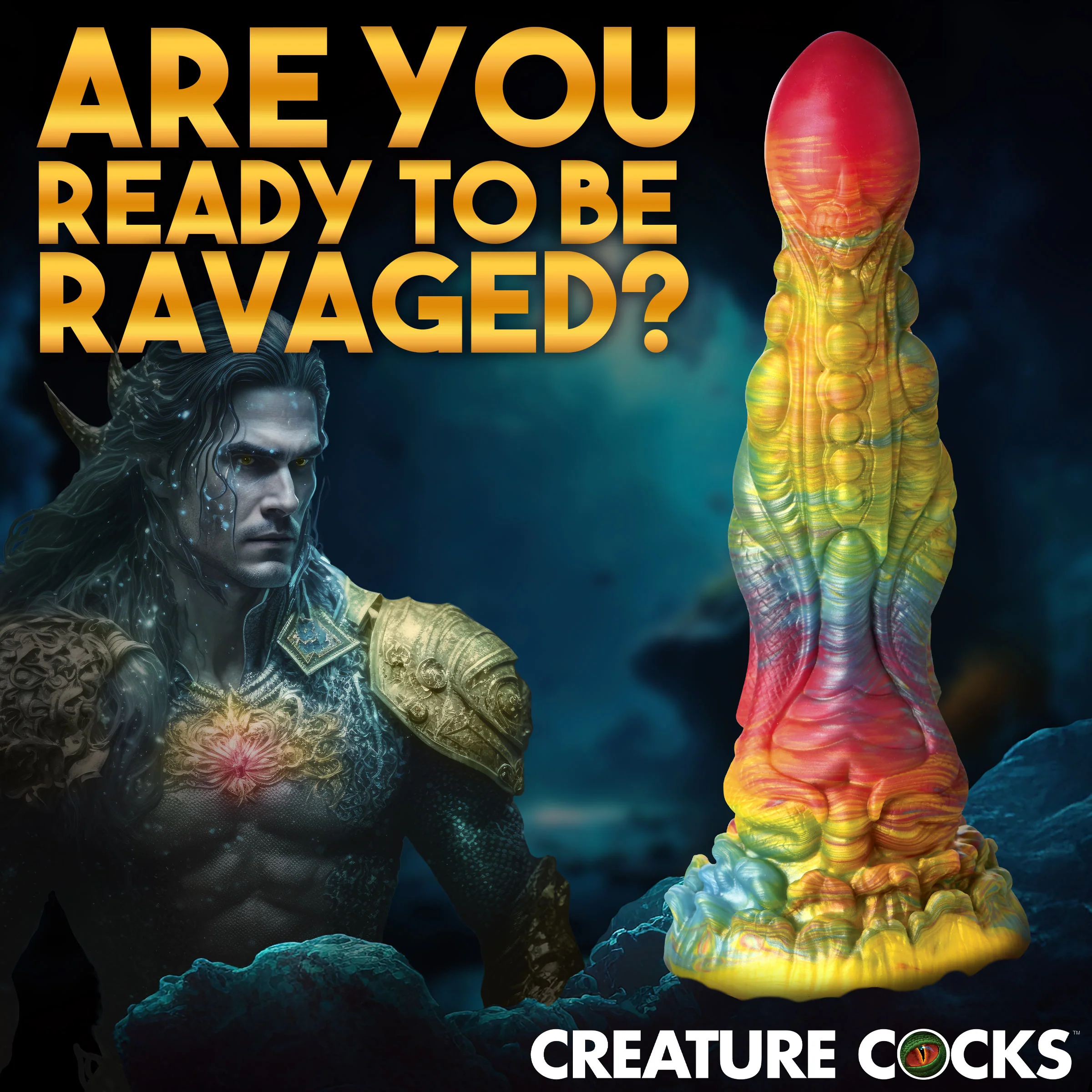 Majestic Merman Silicone Dildo - Image 3
