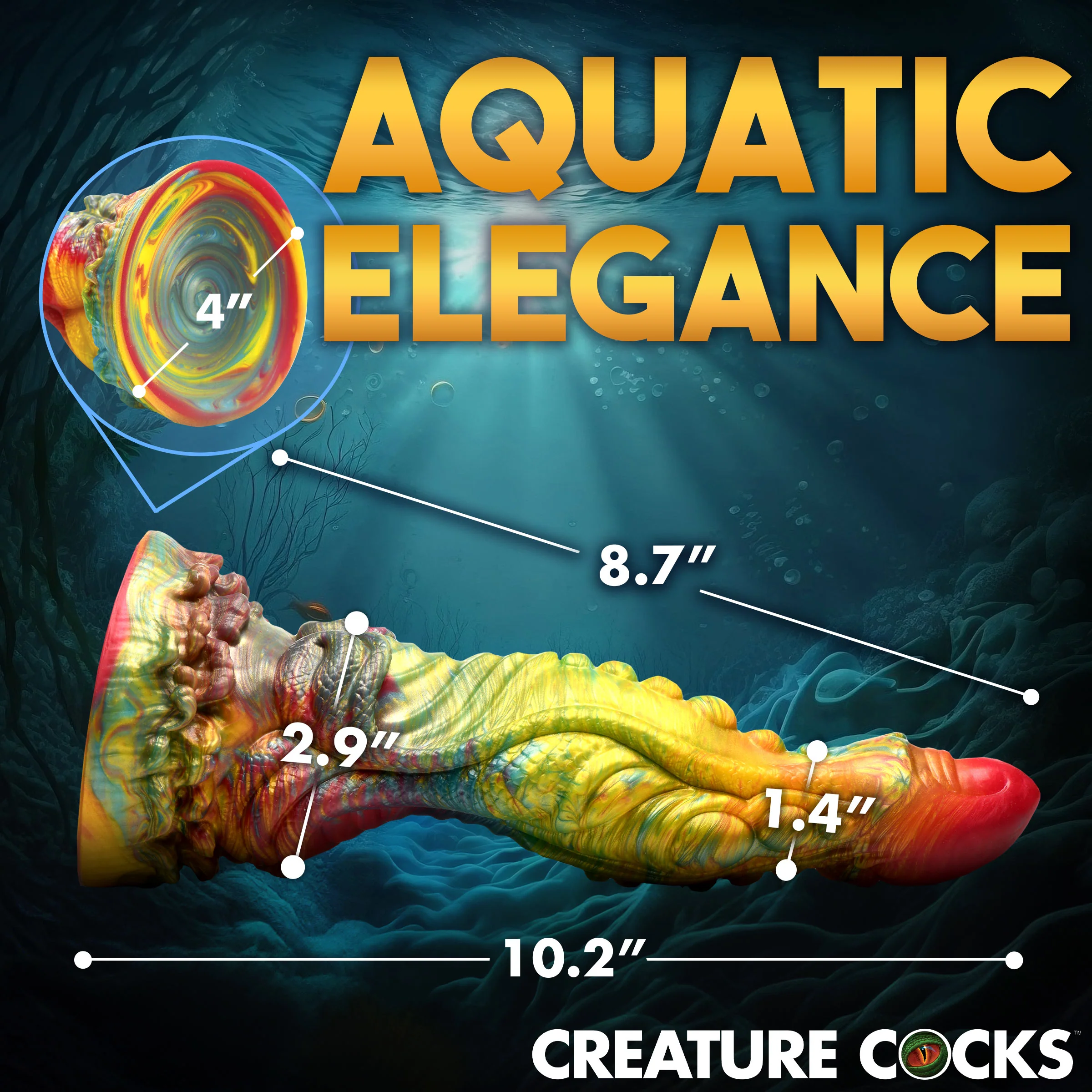 Majestic Merman Silicone Dildo - Image 4