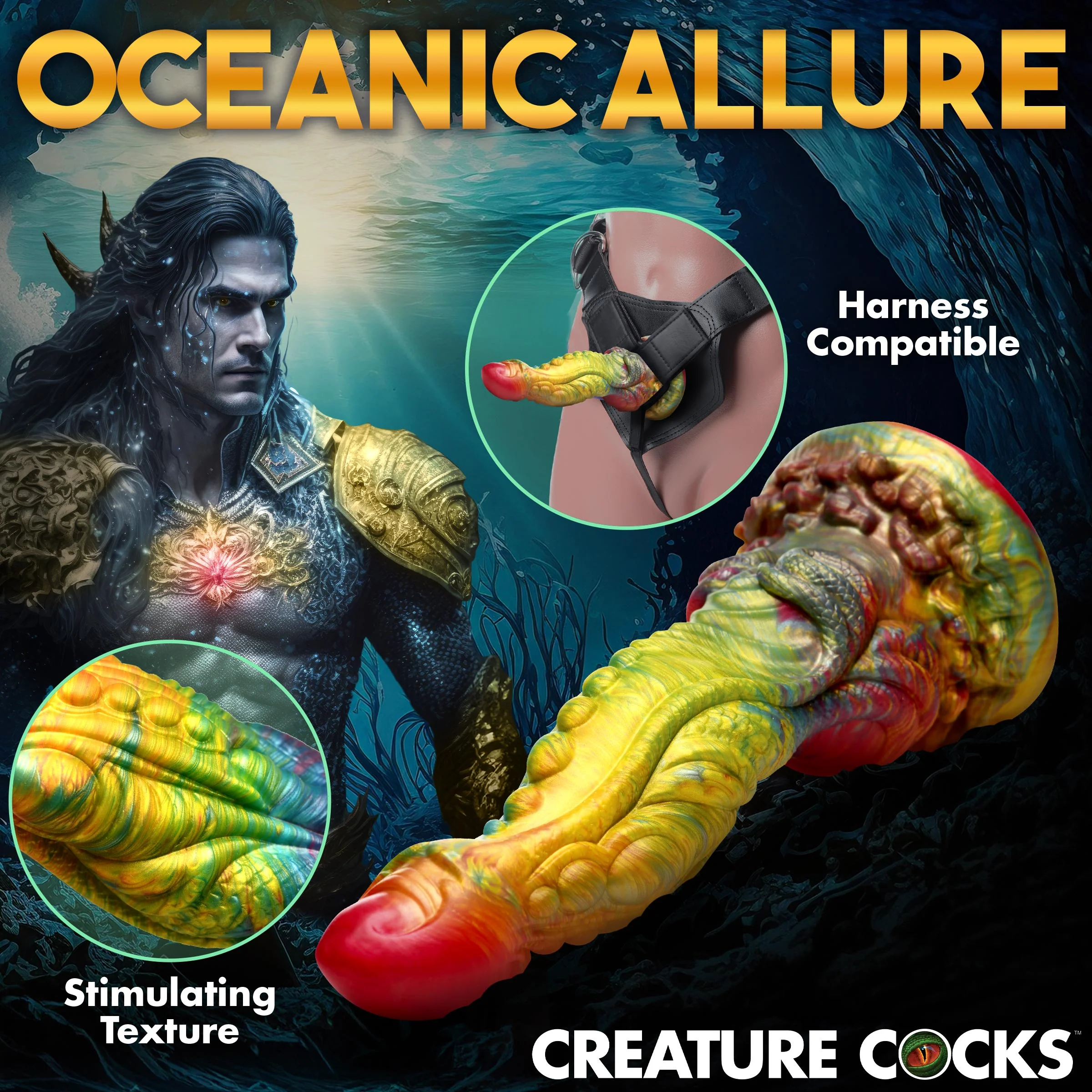 Majestic Merman Silicone Dildo - Image 6