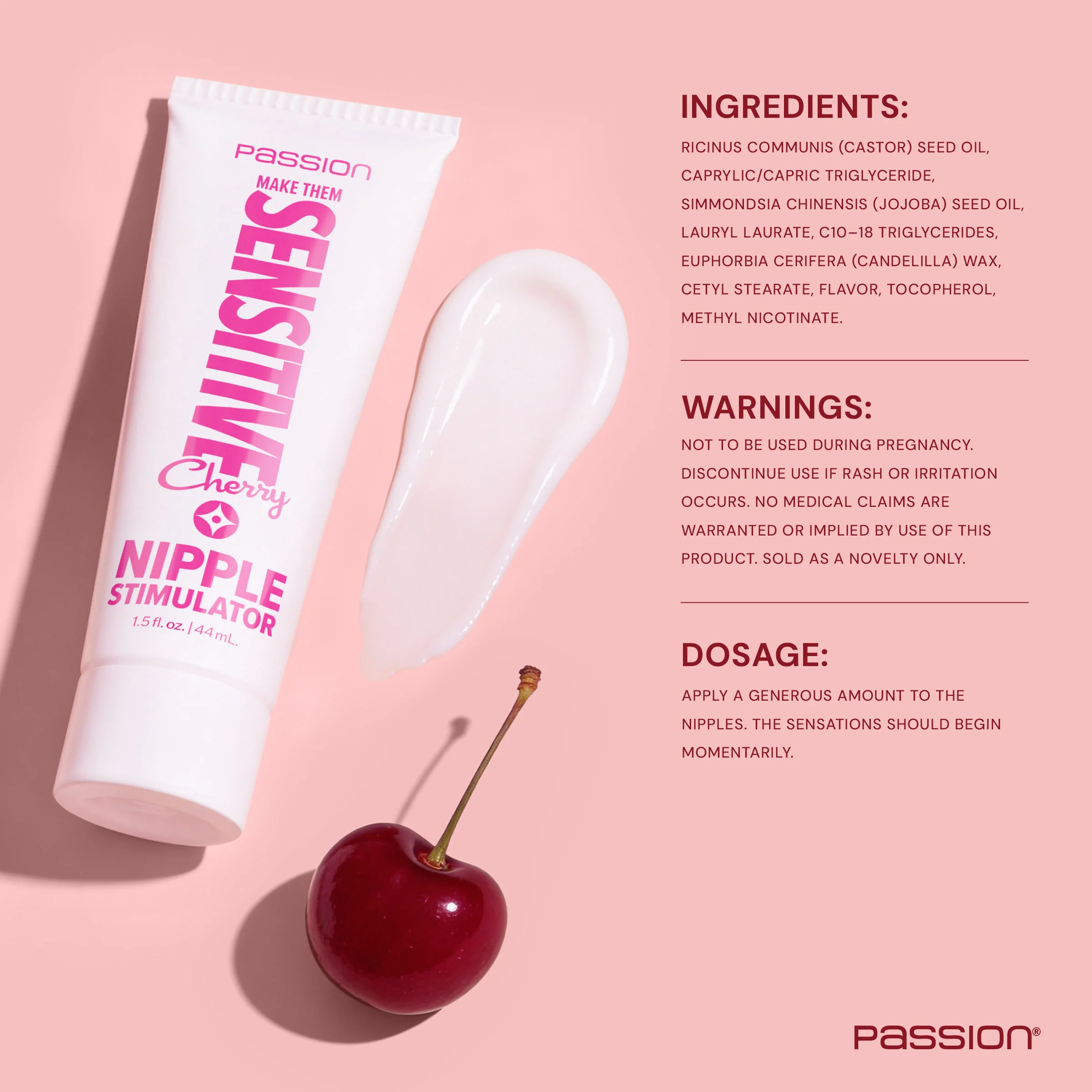 Make Them Sensitive Cherry-Flavored Nipple Stimulator Gel - Image 4