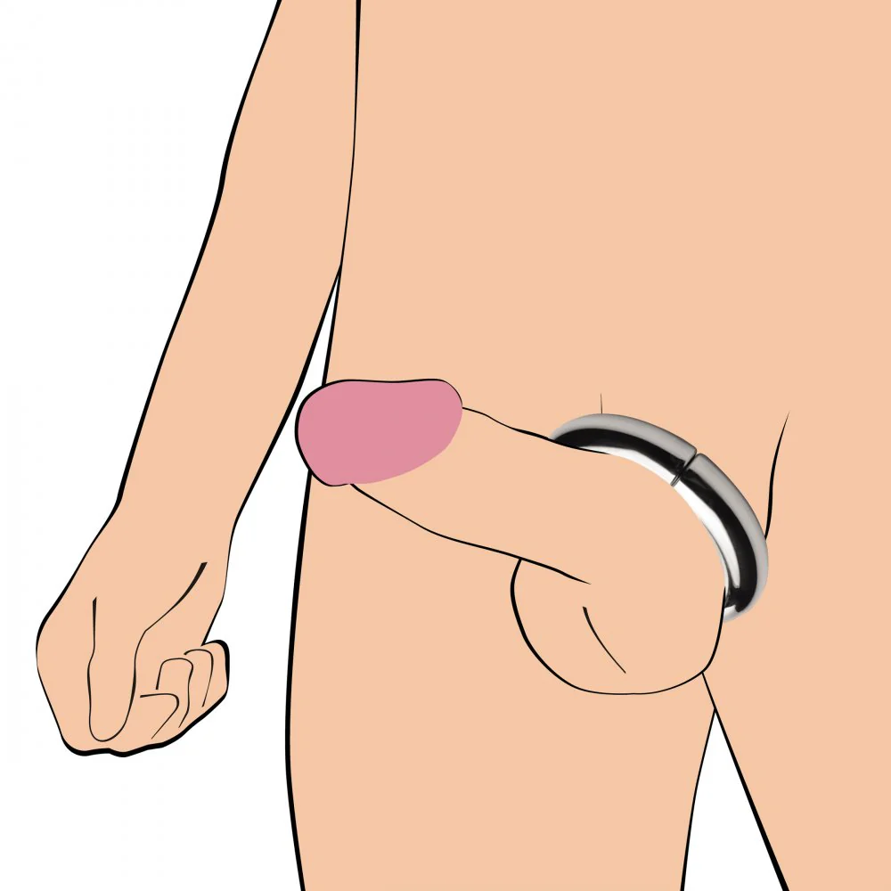 Mega Magnetize Stainless Steel Magnetic Cock Ring - Image 2