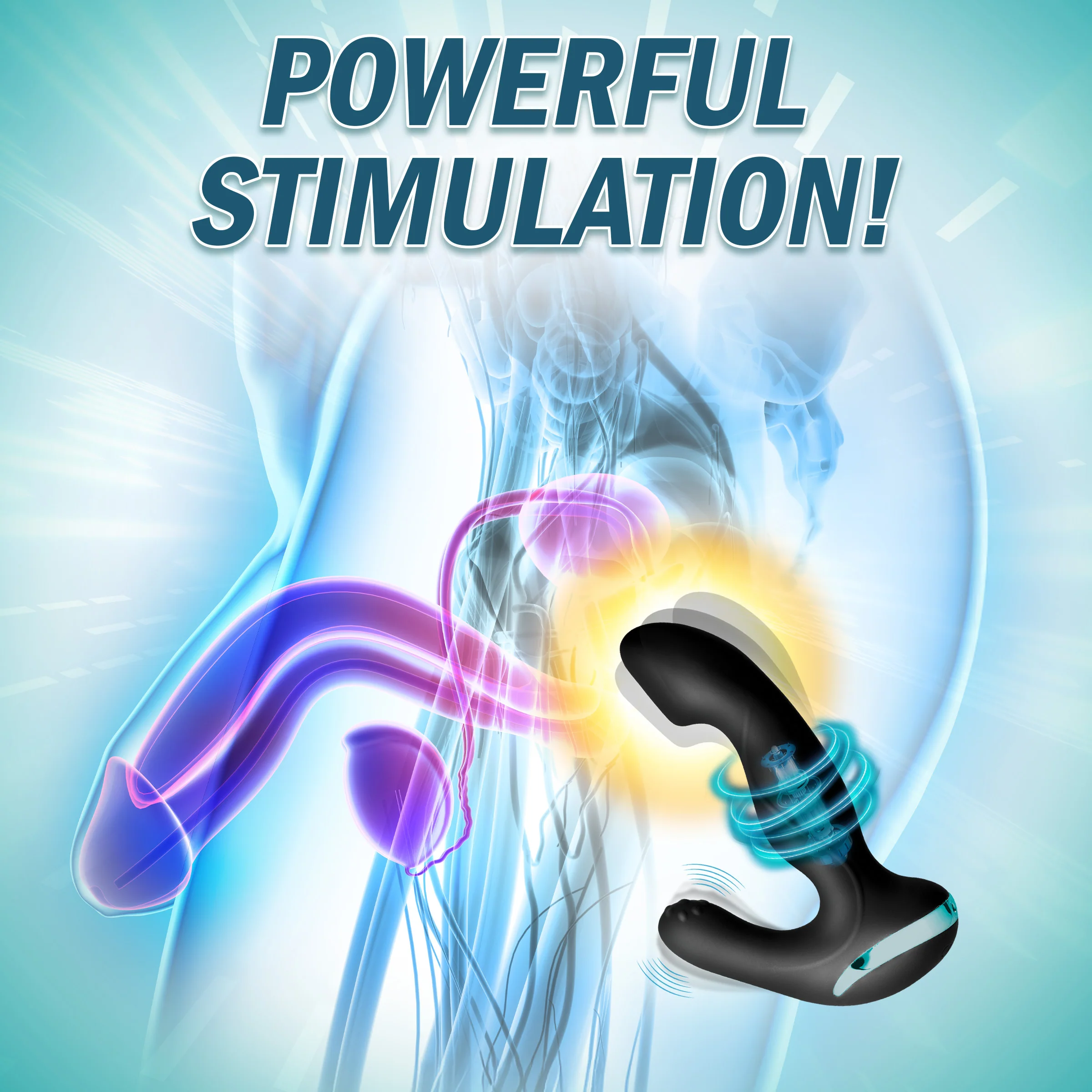 Mega Maverick 10X Rotating Vibrating Prostate Stimulator - Image 3