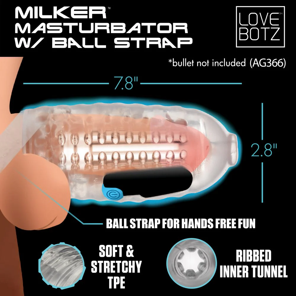 Milker Masturbator with Ball Strap - Image 2