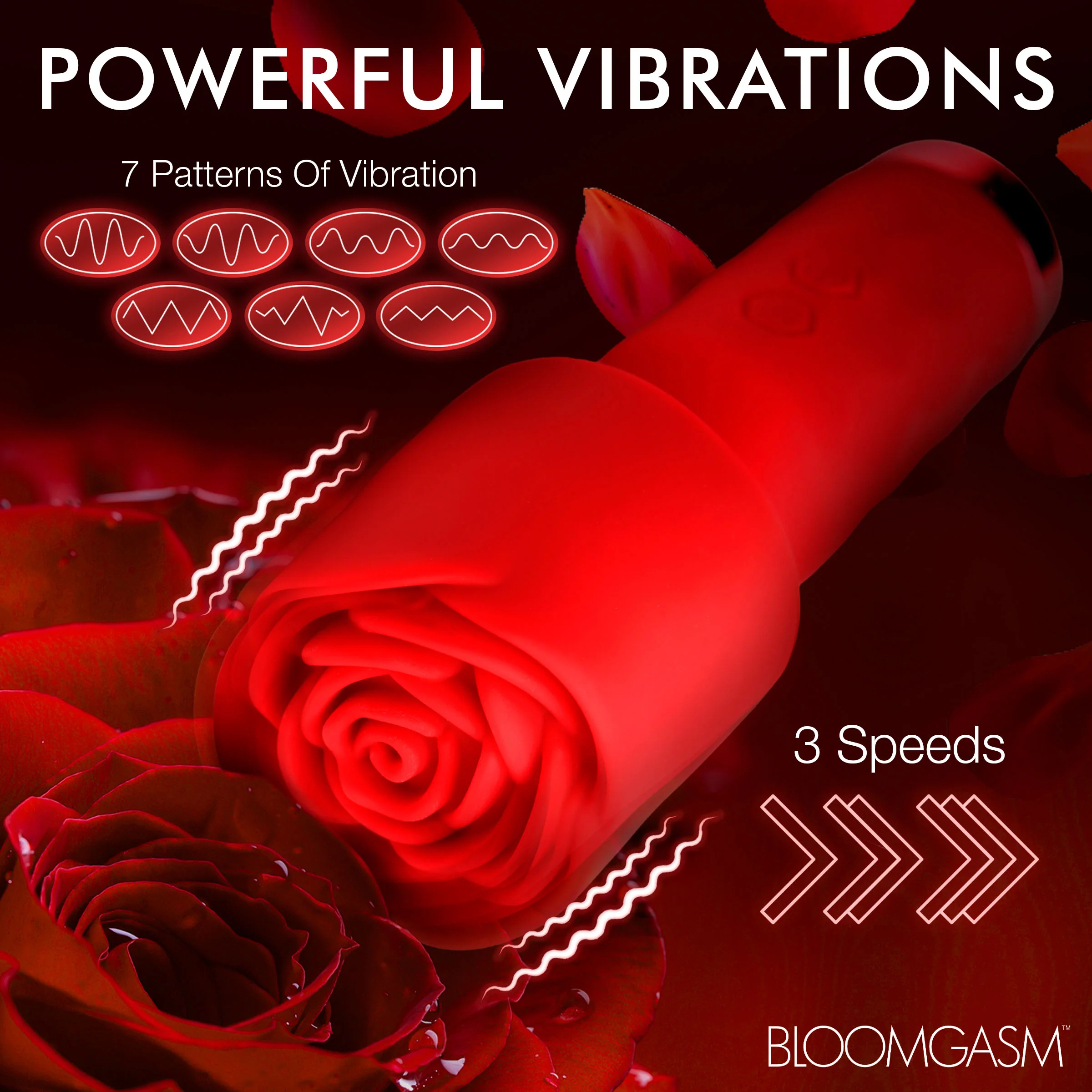 Mini Pleasure Rose-Petite Silicone Rose Wand - Image 6